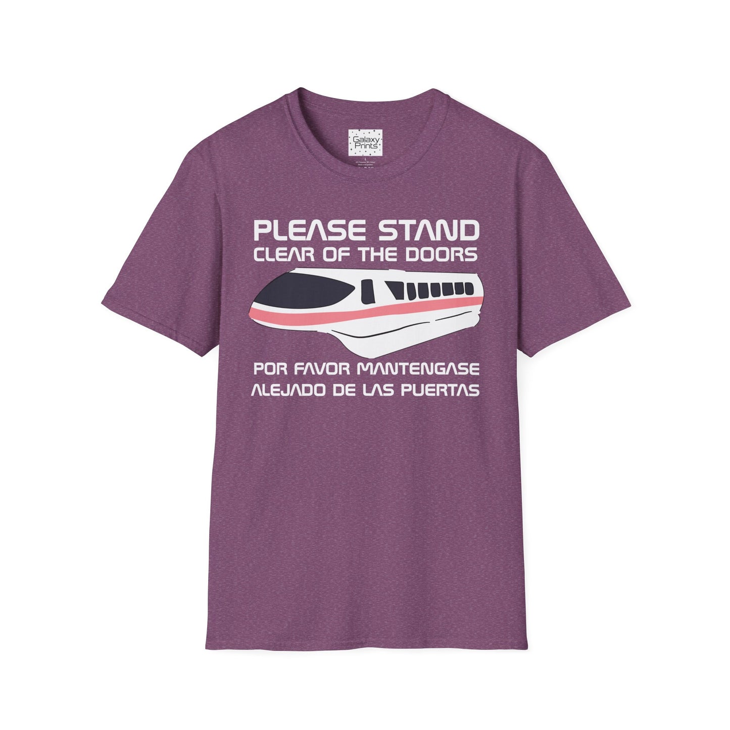 DISNEY inspired Unisex T-Shirt - Monorail Please Stand Clear Of The Doors