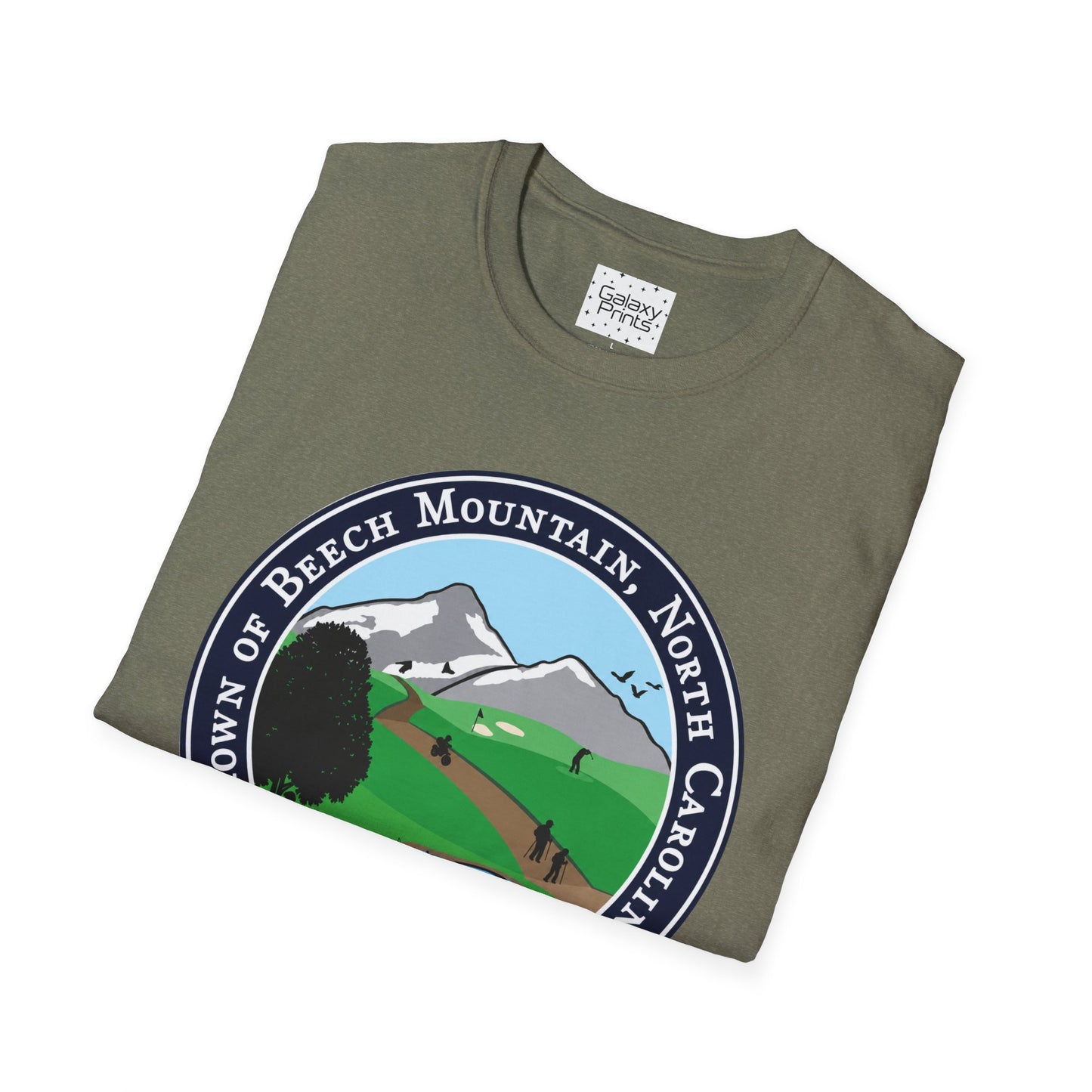 The Town of Beech Mountain, North Carolina Seal T-Shirt — Scenic Mountain Town Tee