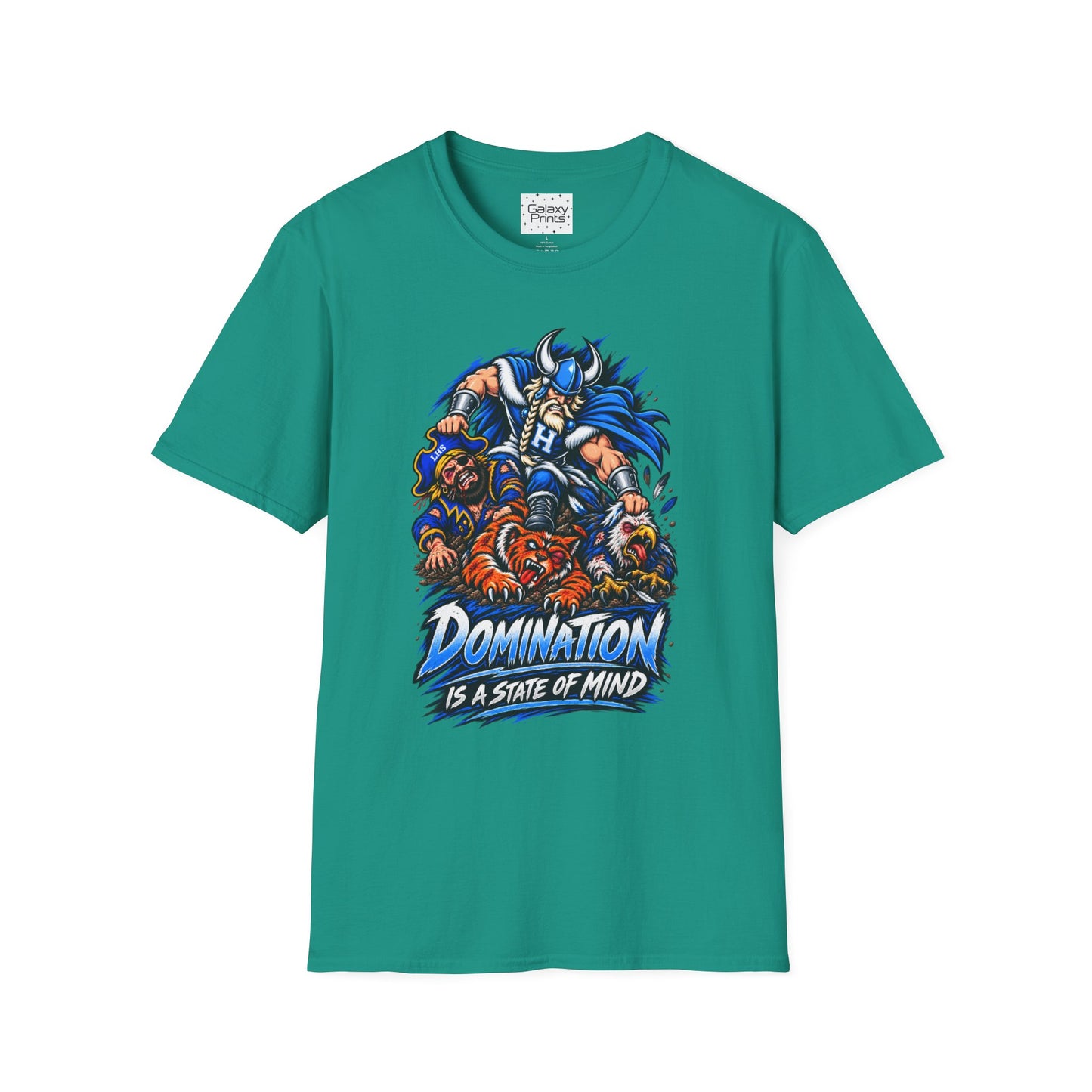 Unisex T-Shirt - Hoggard Vikings Inspired - 'Domination is a State of Mind' - over our rivals