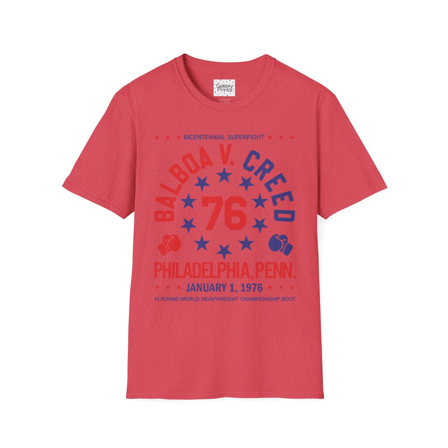Unisex T-Shirt - POP Culture - 'From the HIT Movie ROCKY - Balboa vs. Creed 1976'