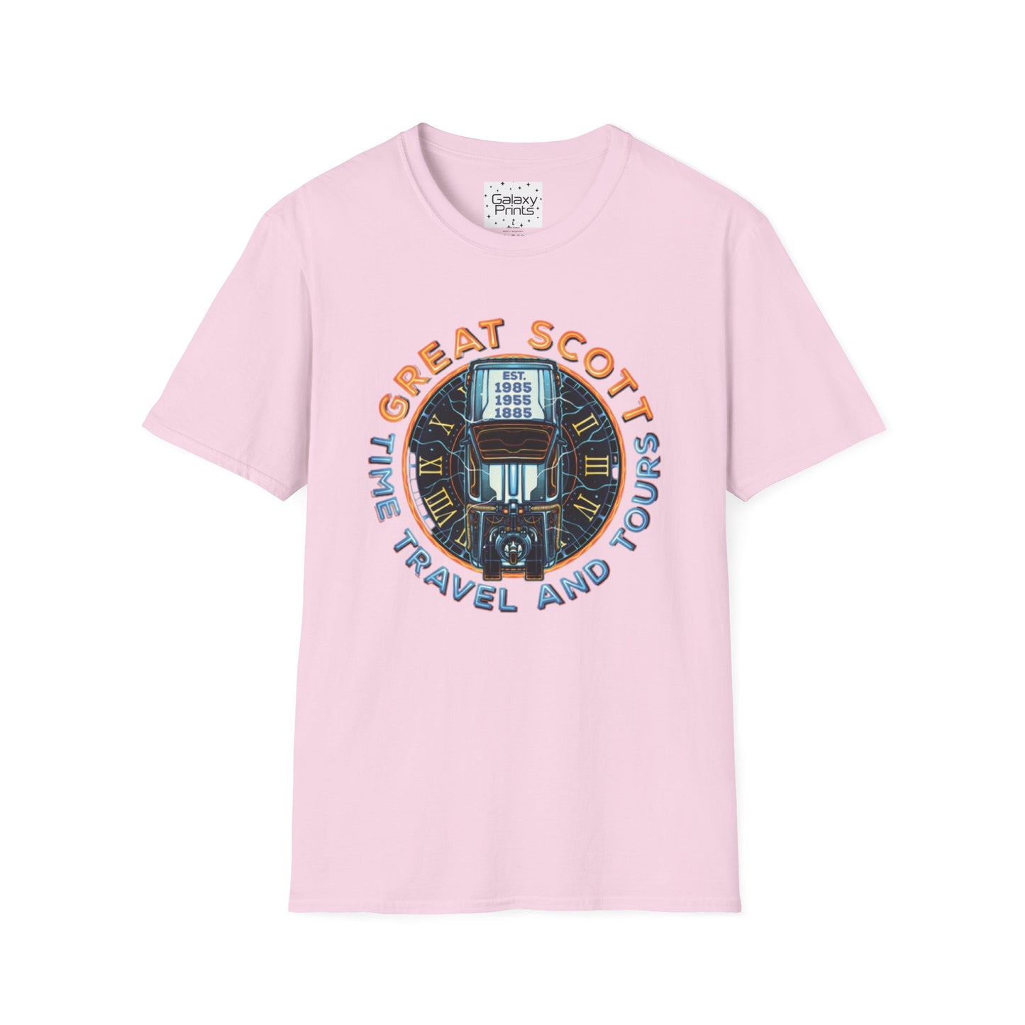 Back To The Future Inspired Unisex T-Shirt - 'Great Scott - Time Travel and Tours'
