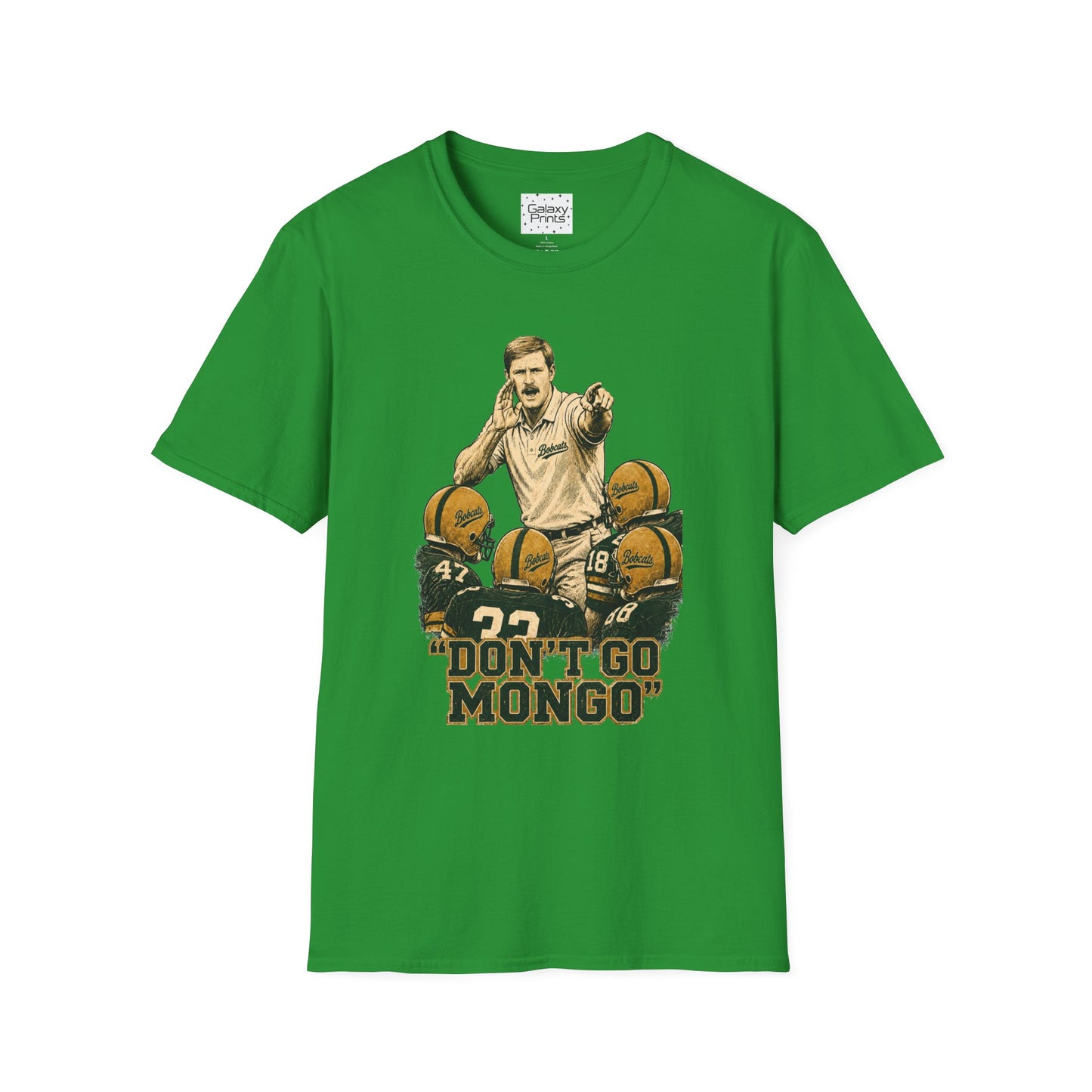 Lees-McRae College Bobcats Vintage Football T-Shirt — Coach Bryan "Don't Go MONDO" - Forever Undefeated