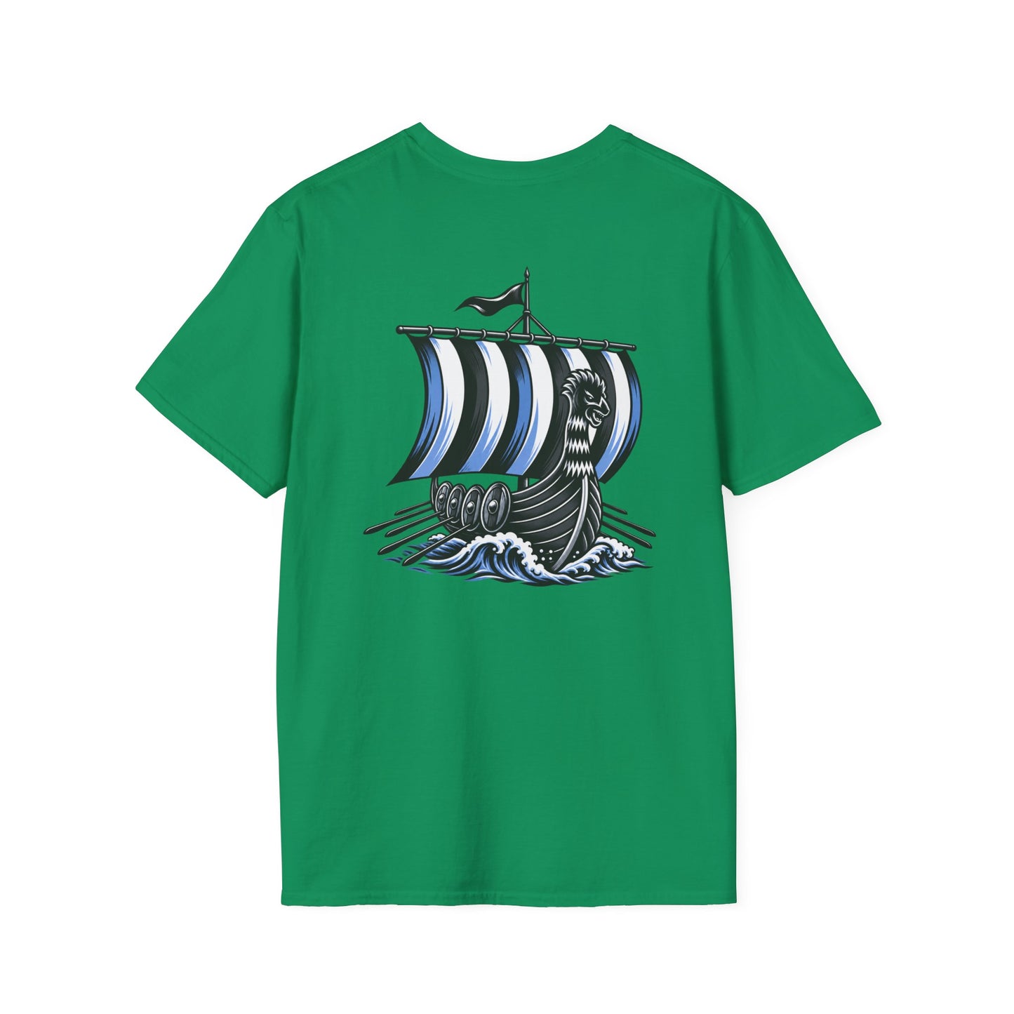 Hoggard - H w/ Axes T-Shirt – Blue 'H' with Crossed Battle Axes Graphic Spirit Tee