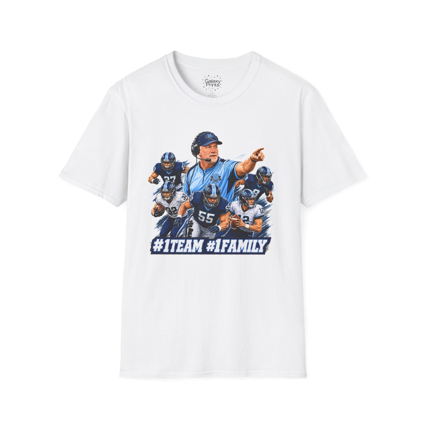 Hoggard Vikings Inspired - 1TEAM 1FAM - Viking Helmet - Unisex T-Shirt
