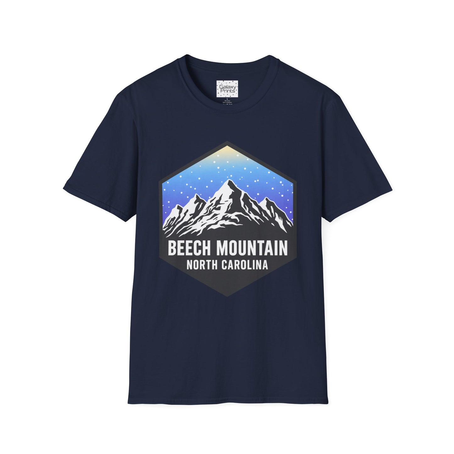 Mountain Blue Diamond T‑Shirt — Beech Mountain North Carolina Graphic Tee