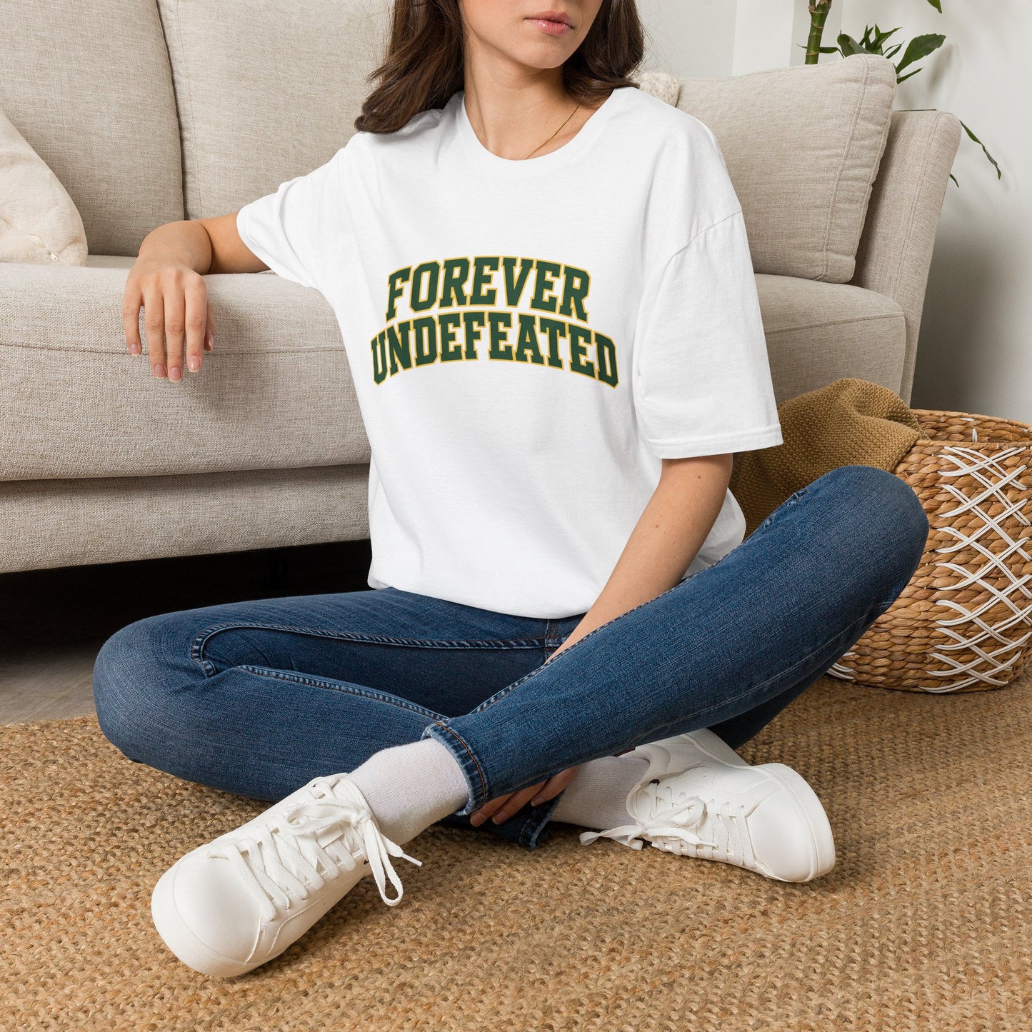 Lees-McRae College Bobcats Vintage Football T-Shirt — Forever Undefeated - Wooden Nickel / Chip