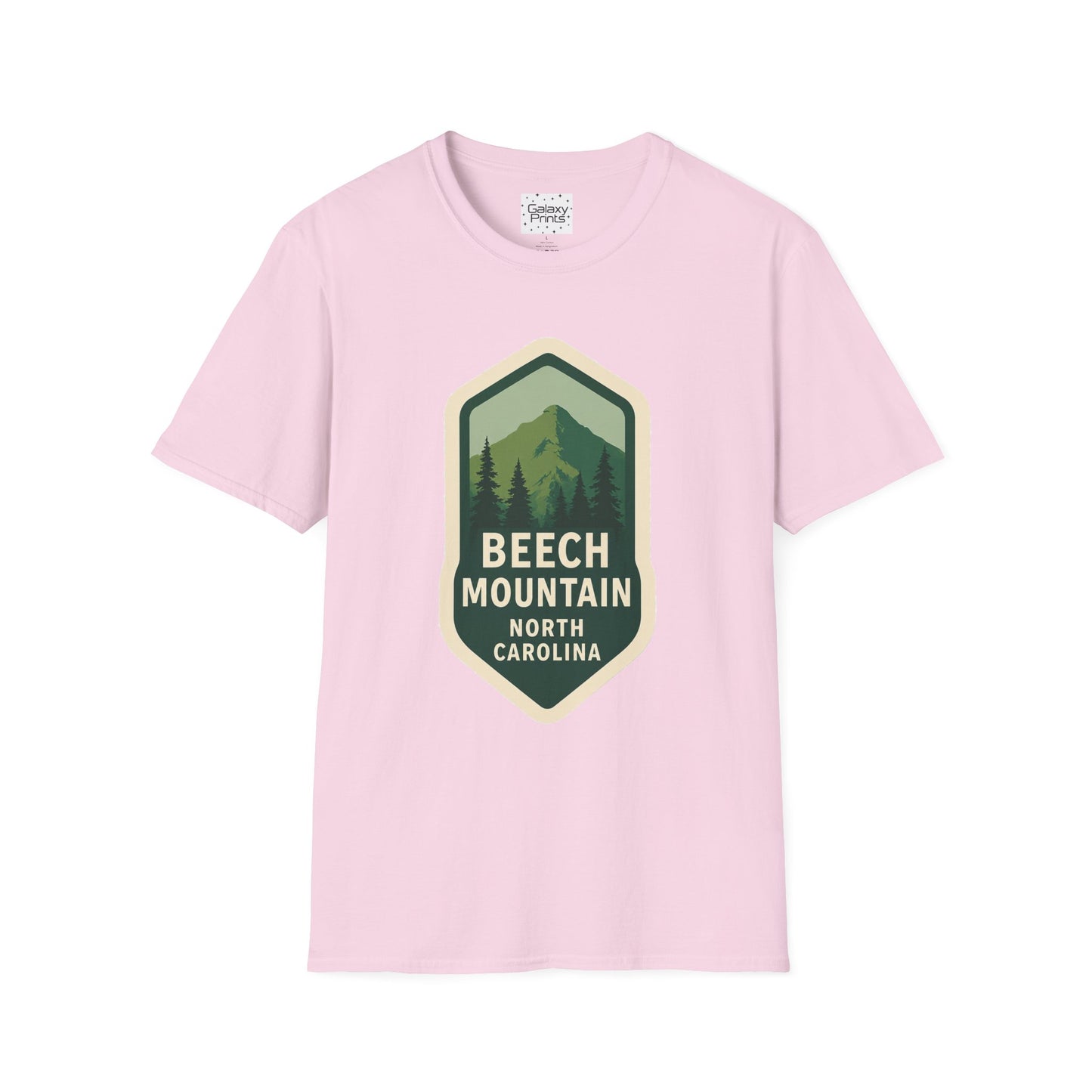 Beech Mountain NC Vintage Hiking T-Shirt — Retro Mountain Badge Graphic Tee