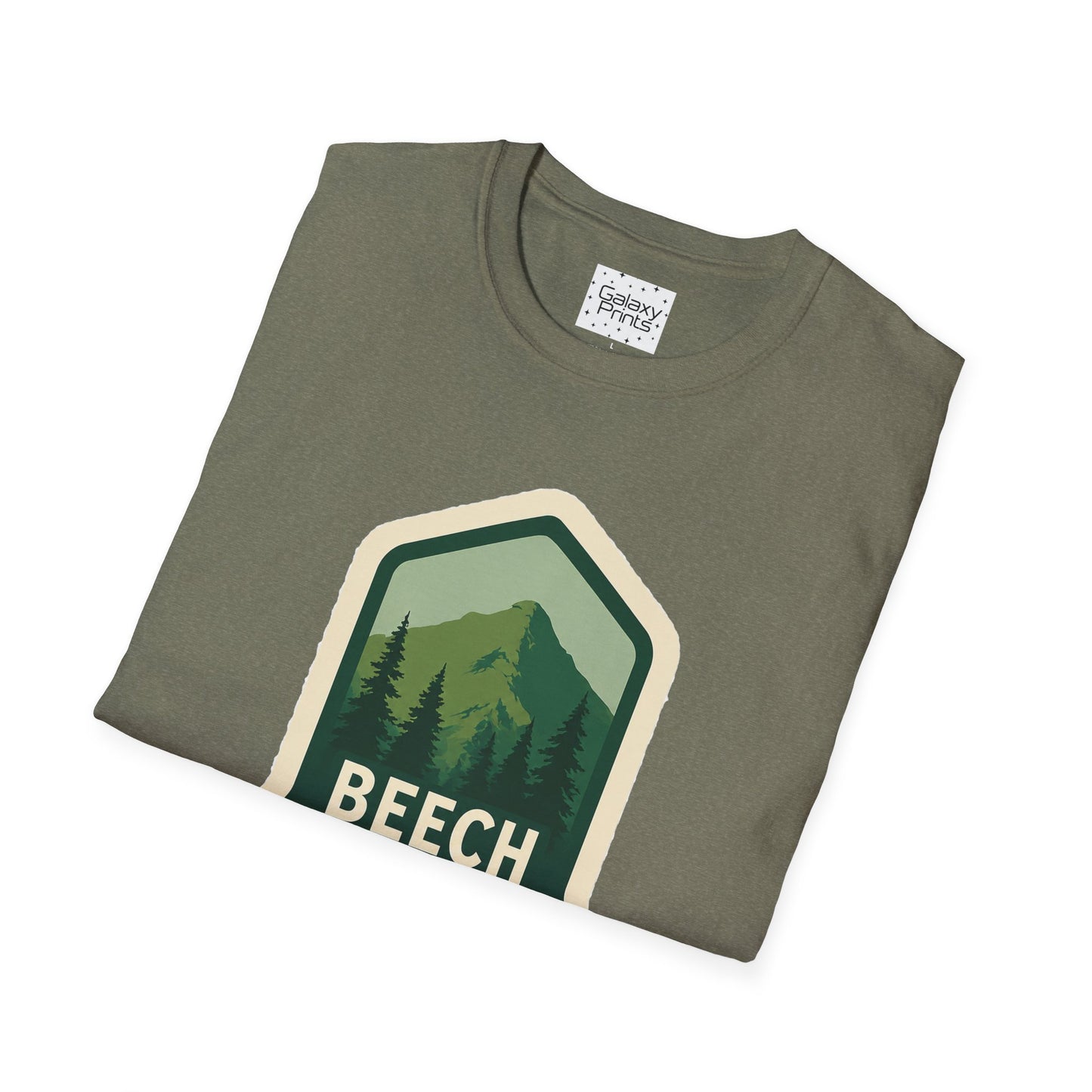 Beech Mountain NC Vintage Hiking T-Shirt — Retro Mountain Badge Graphic Tee