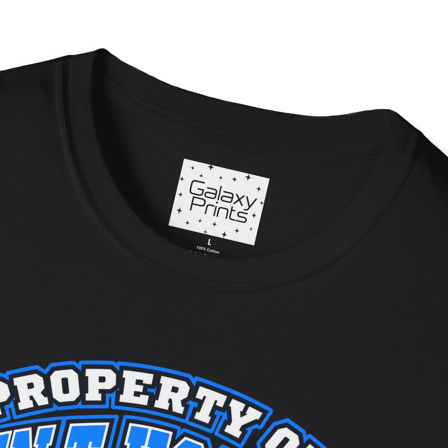 Property of JTH Vikings T‑Shirt 6XL — Viking in Power Circle back - Hoggard School Spirit Tee