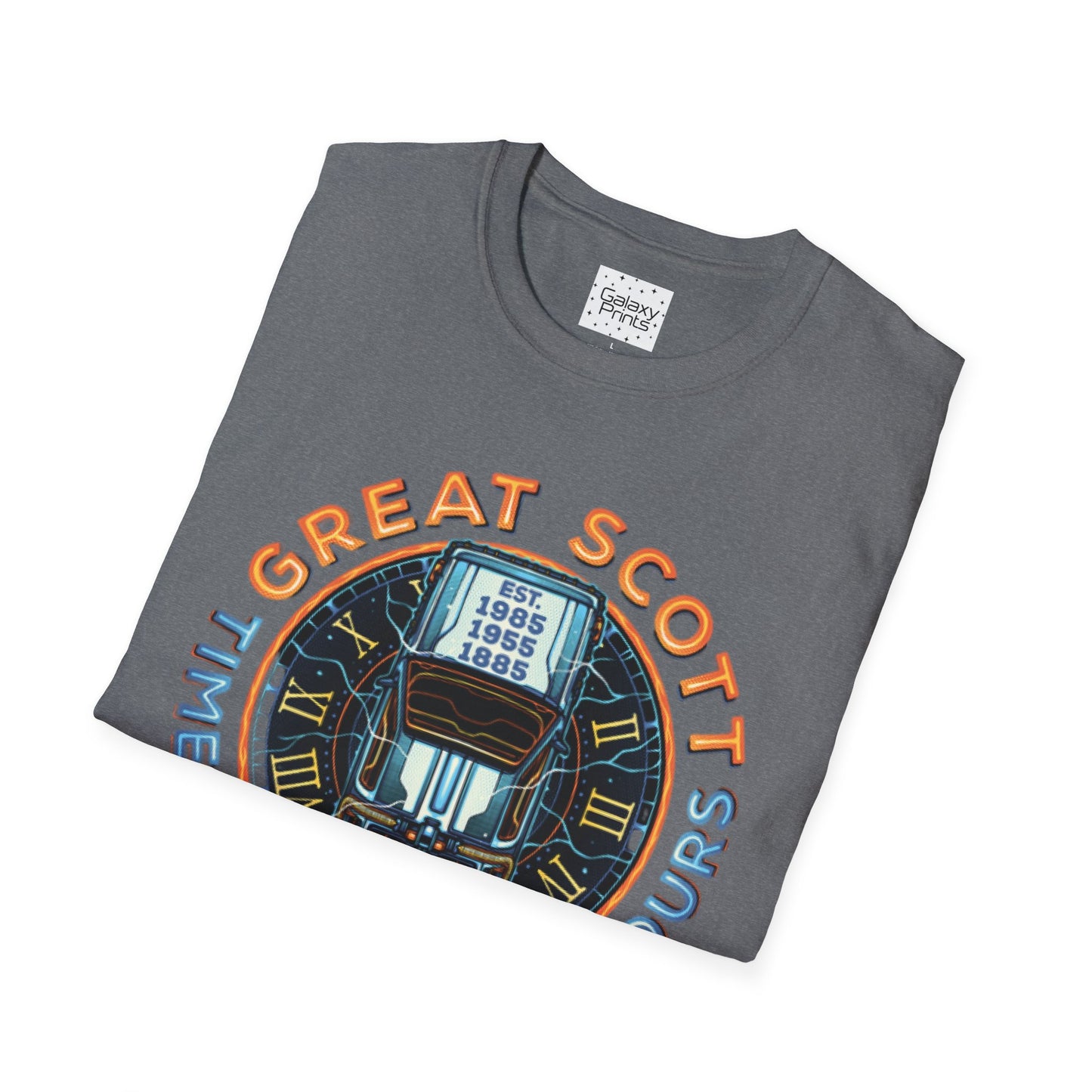 Back To The Future Inspired Unisex T-Shirt - 'Great Scott - Time Travel and Tours'