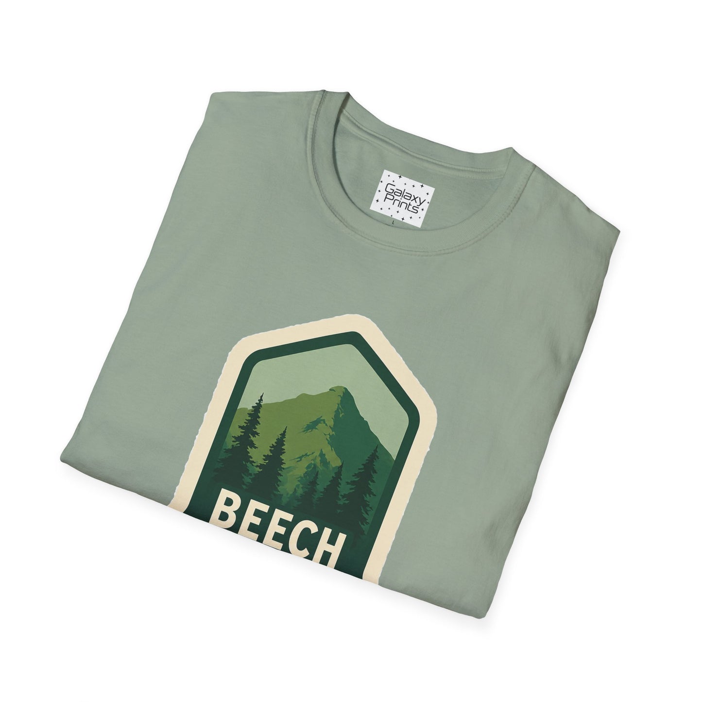 Beech Mountain NC Vintage Hiking T-Shirt — Retro Mountain Badge Graphic Tee