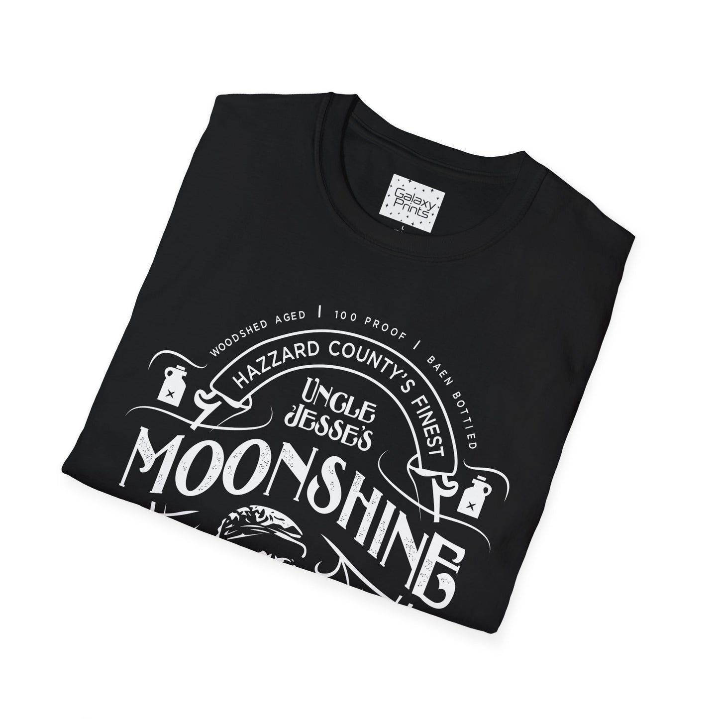 Unisex T-Shirt - POP Culture - 'From the Hit TV Show The Duke's of Hazzard - Uncle Jesse's Moonshine 1979'