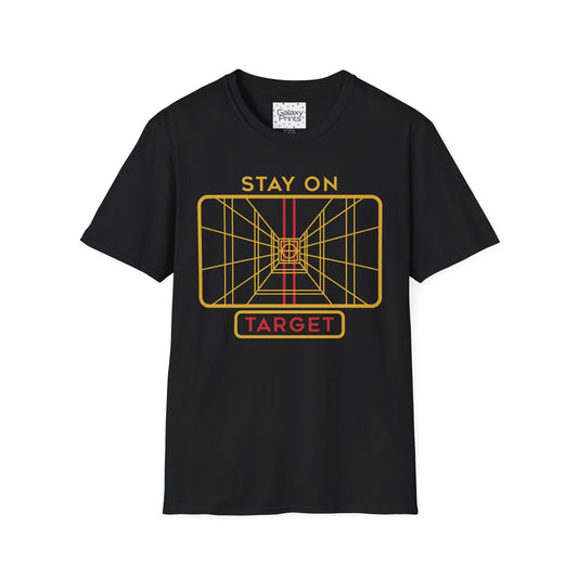 Star Wars Inspired Unisex T-Shirt - 'Stay On Target Video Game Action Screen' Graphic Tee