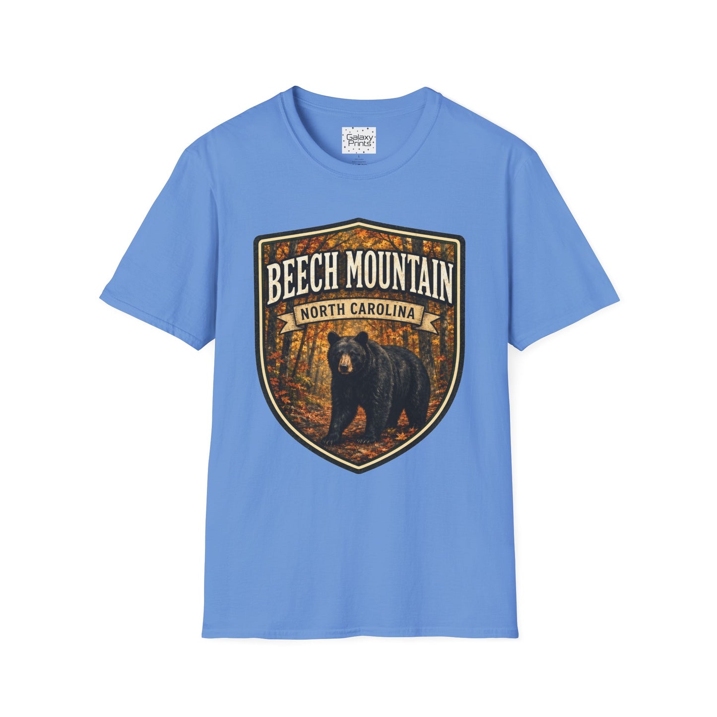 Beech Mountain North Carolina T-Shirt — Rustic Bear Mountain Graphic Tee