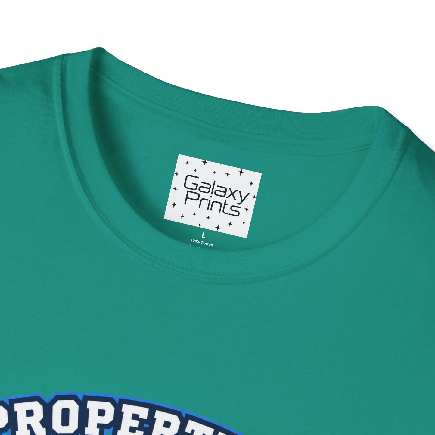 Property of JTH Vikings T‑Shirt M — Viking in Power Circle back - Hoggard School Spirit Tee