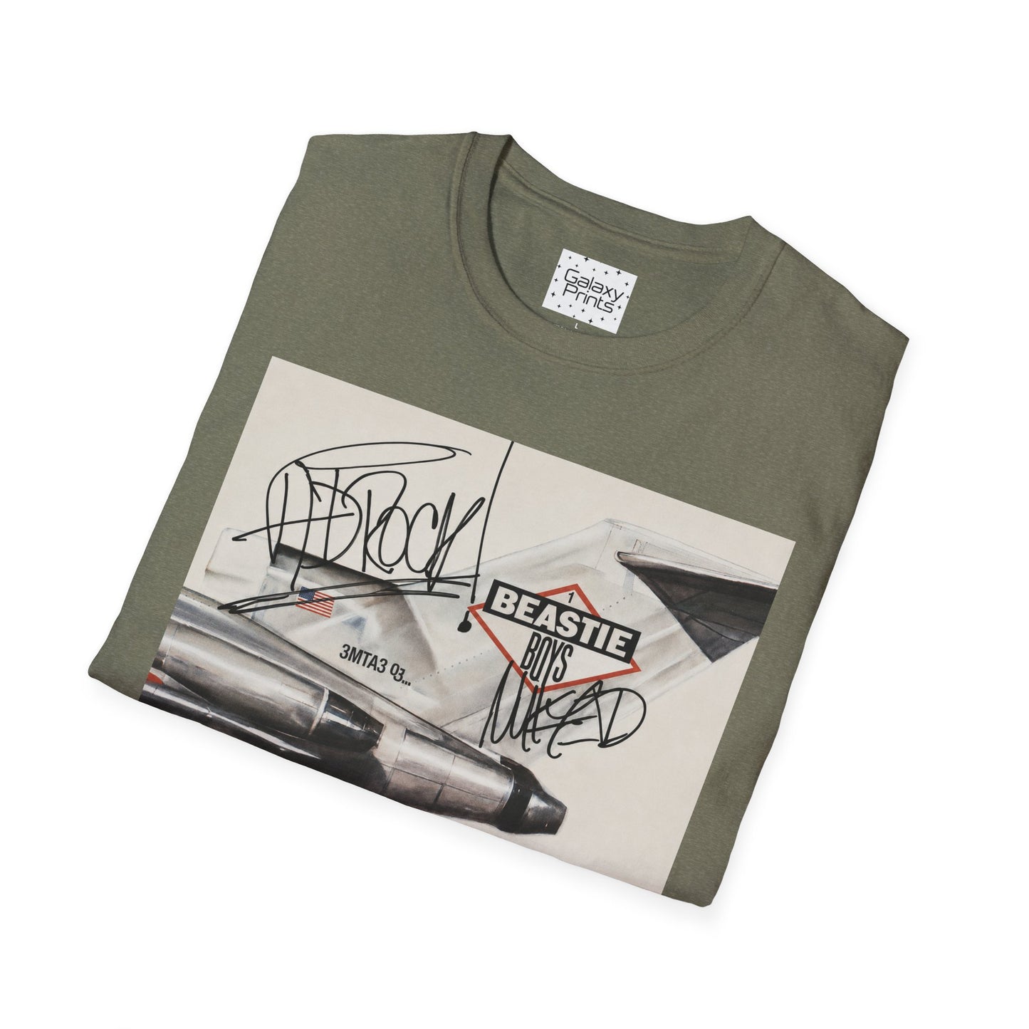 B-Boys "Licensed to Ill" Autographed Band T-Shirt - Graffiti