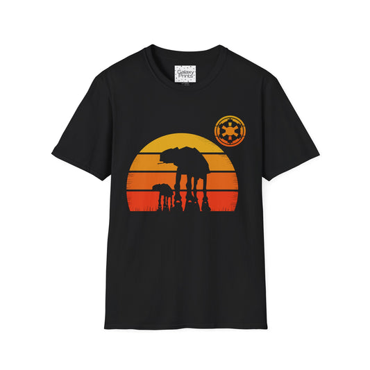 Star Wars Inspired Unisex T-Shirt - 'AT-AT Walker Sunset' Graphic Tee