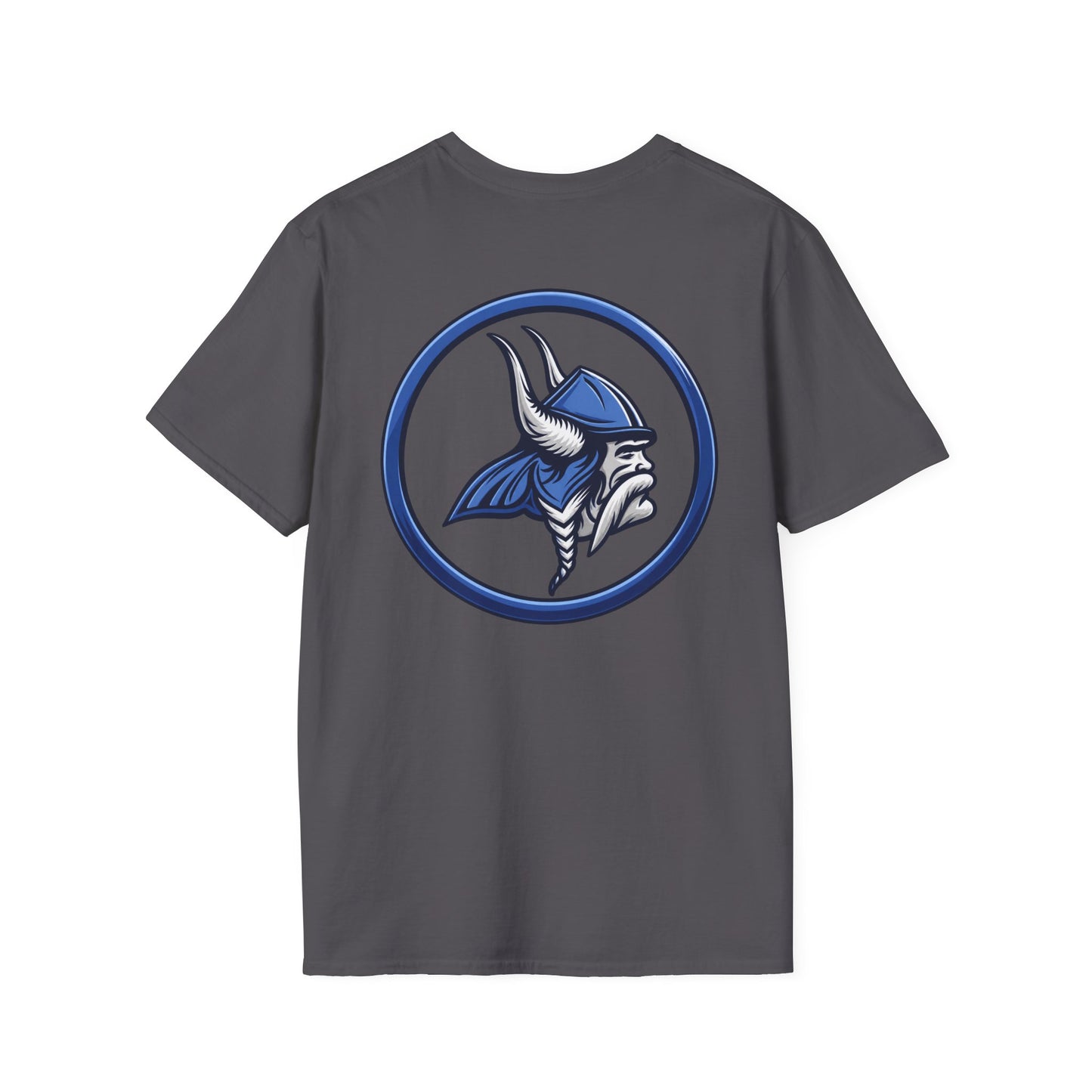 Property of JTH Vikings T‑Shirt 4XL — Viking in Power Circle back - Hoggard School Spirit Tee