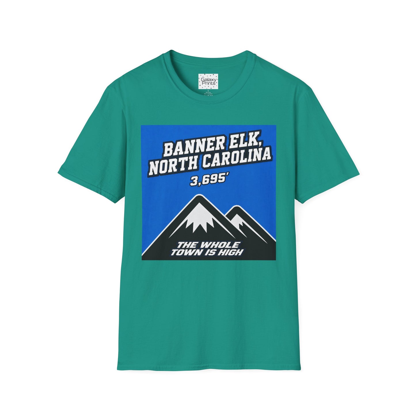 Banner Elk, NC - The whole town is High T-Shirt — 3,695' Mountain Souvenir Tee