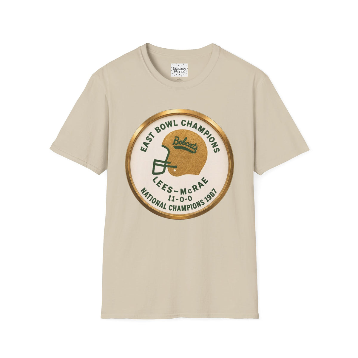 LMC Football Champions T‑Shirt — “East Bowl and National Champions” Vintage Helmet Design