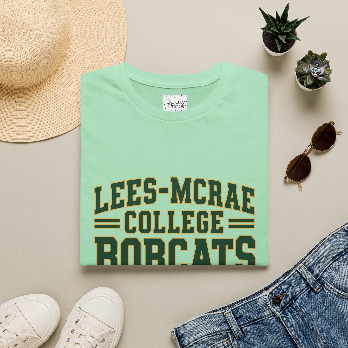 Lees McRae College Bobcats Football Vintage Football T-Shirt — Retro Game Day Tee Lees McRae Forever Undefeated