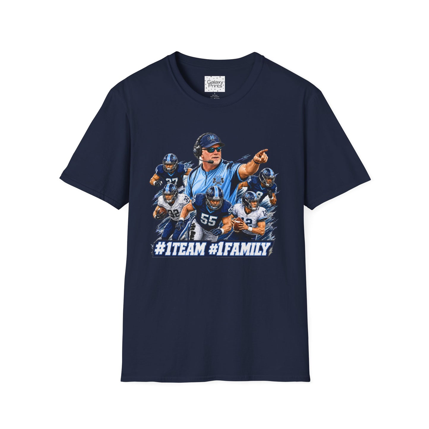Hoggard Vikings Inspired - 1TEAM 1FAM -2  - Viking Helmet - Unisex T-Shirt 2