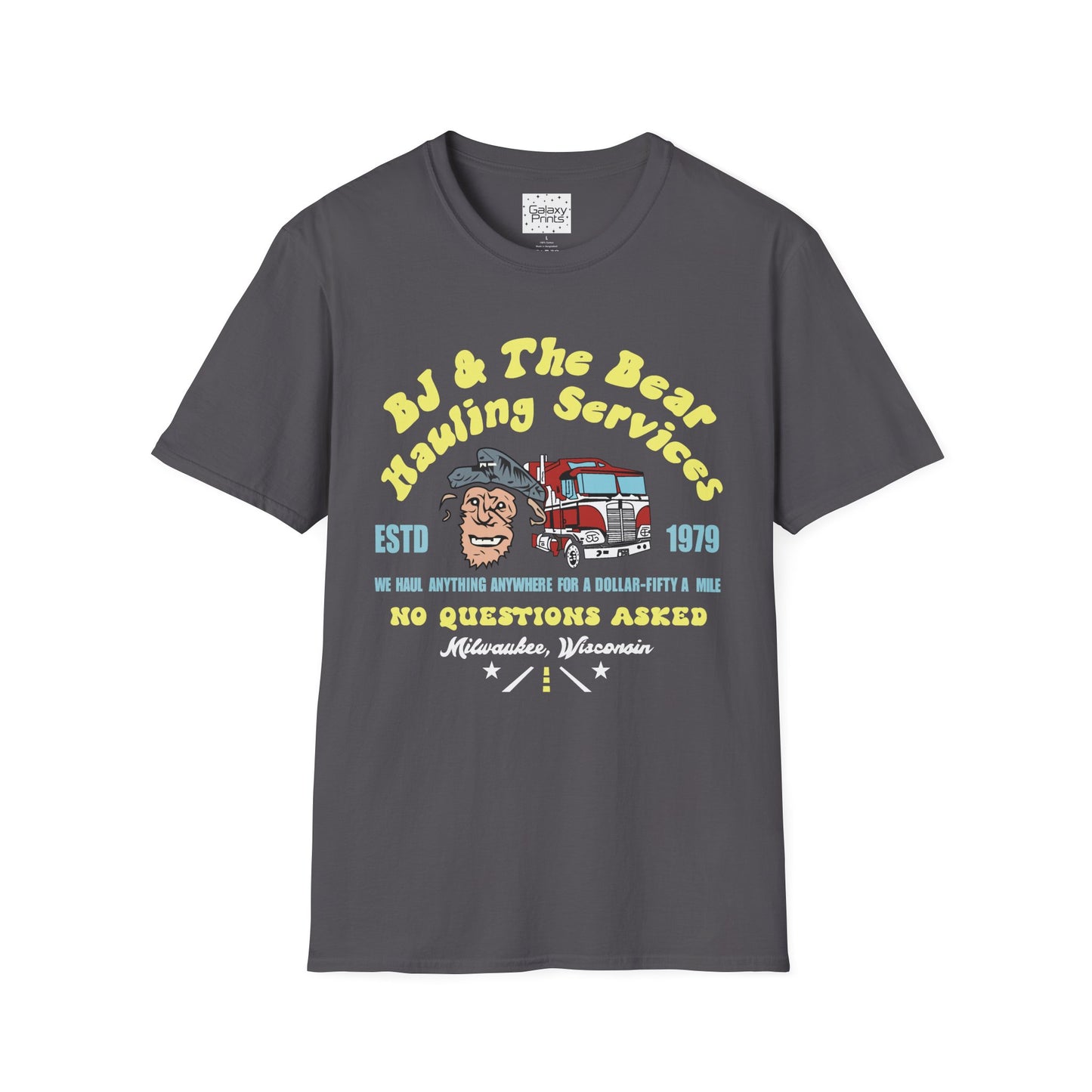 Unisex T-Shirt - Truck Driver BJ and Bear Design - POP Culture
