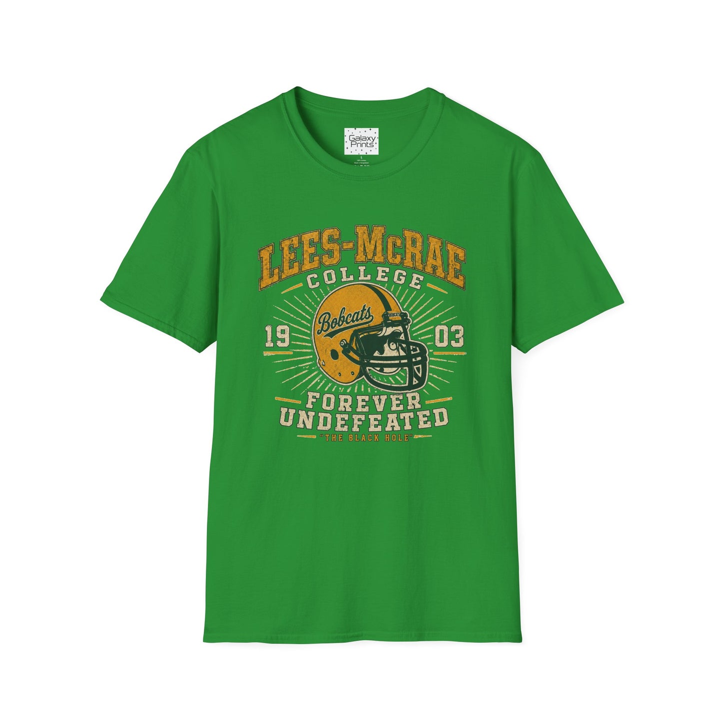 Lees-McRae College Bobcats Vintage Football T-Shirt — Forever Undefeated - The Black Hole