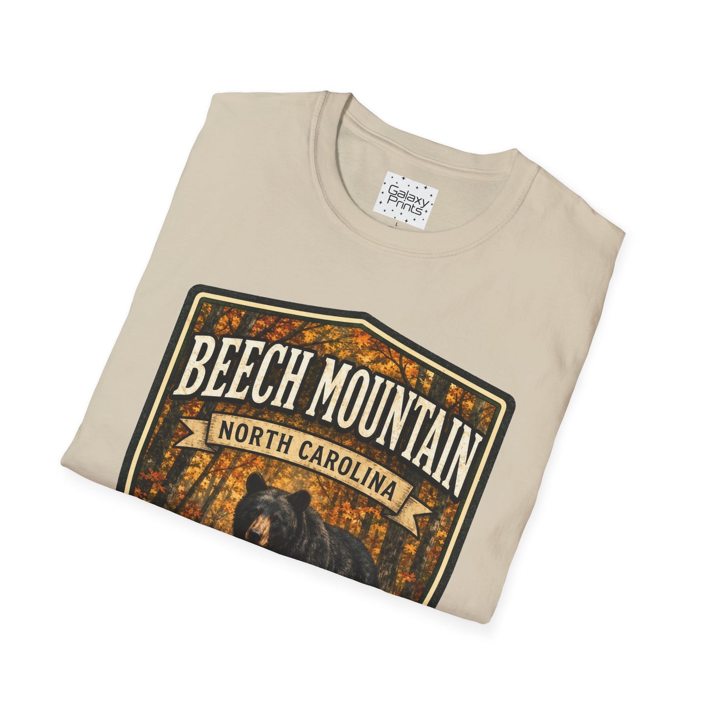 Beech Mountain North Carolina T-Shirt — Rustic Bear Mountain Graphic Tee