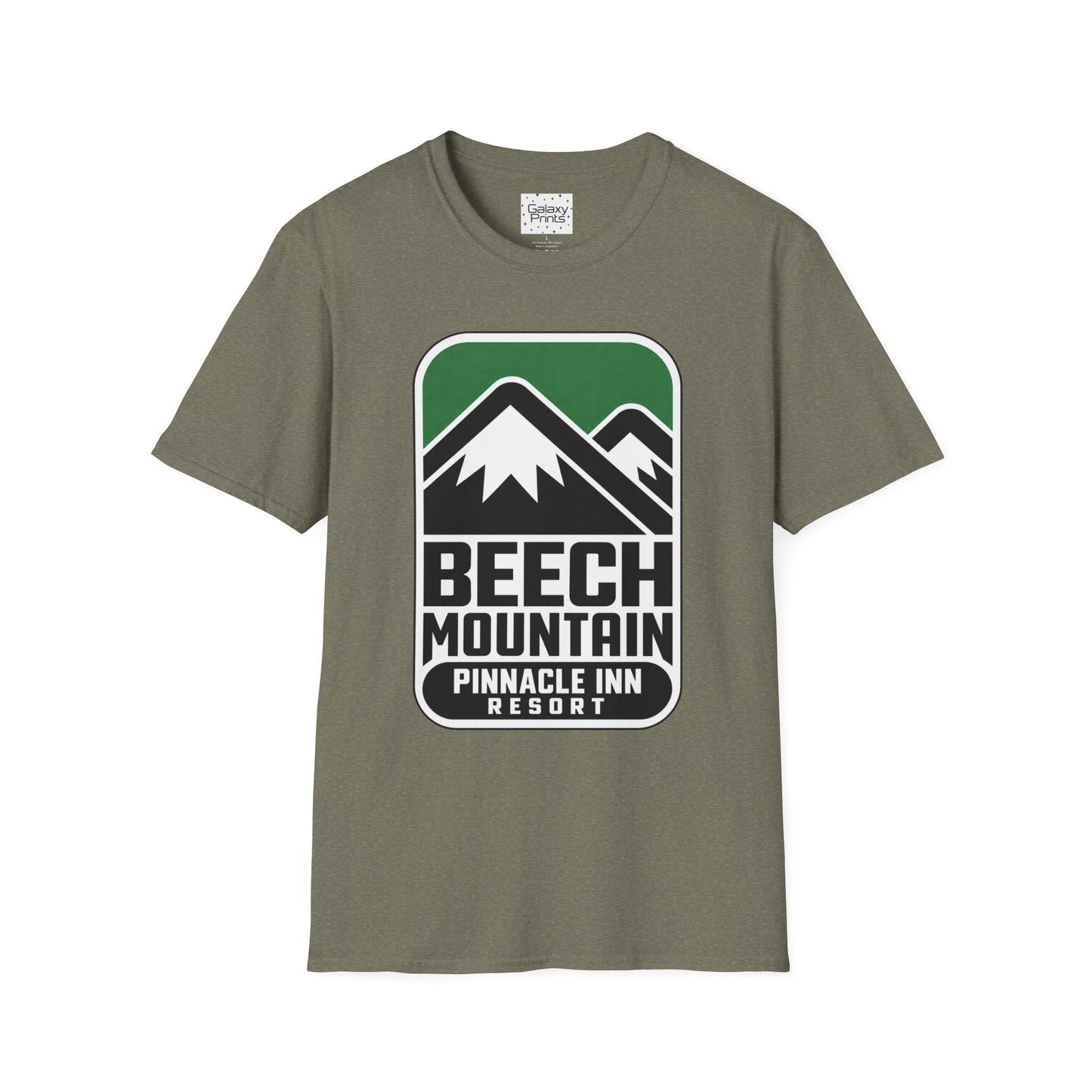 Pinnacle Inn Mountain Resort  Retro T-Shirt — Beech Mountain Pinnacle Inn Resort Graphic Tee Throw Back to 1983