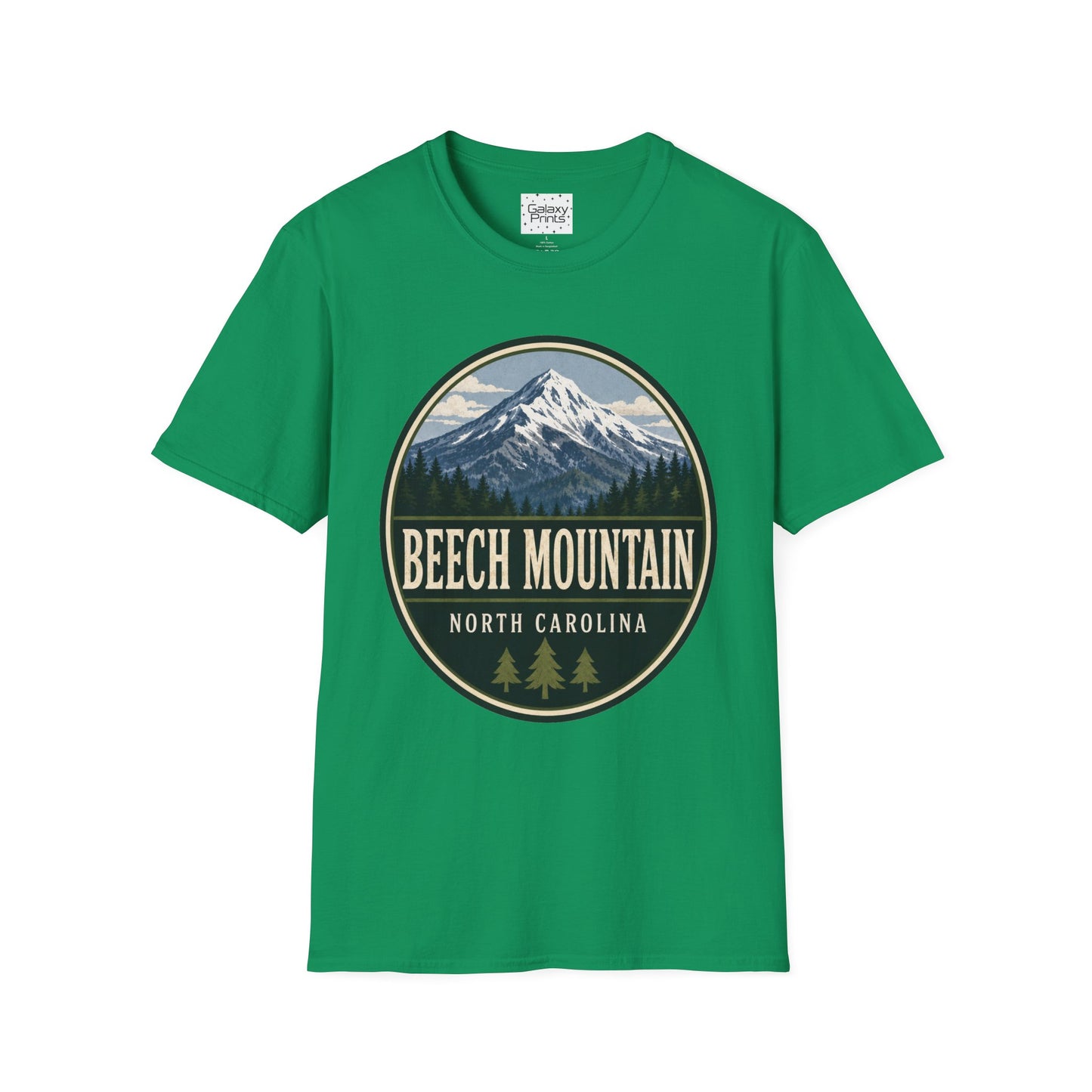 Mountain Graphic T-Shirt — “Beech Mountain, North Carolina” Vintage Outdoor Tee