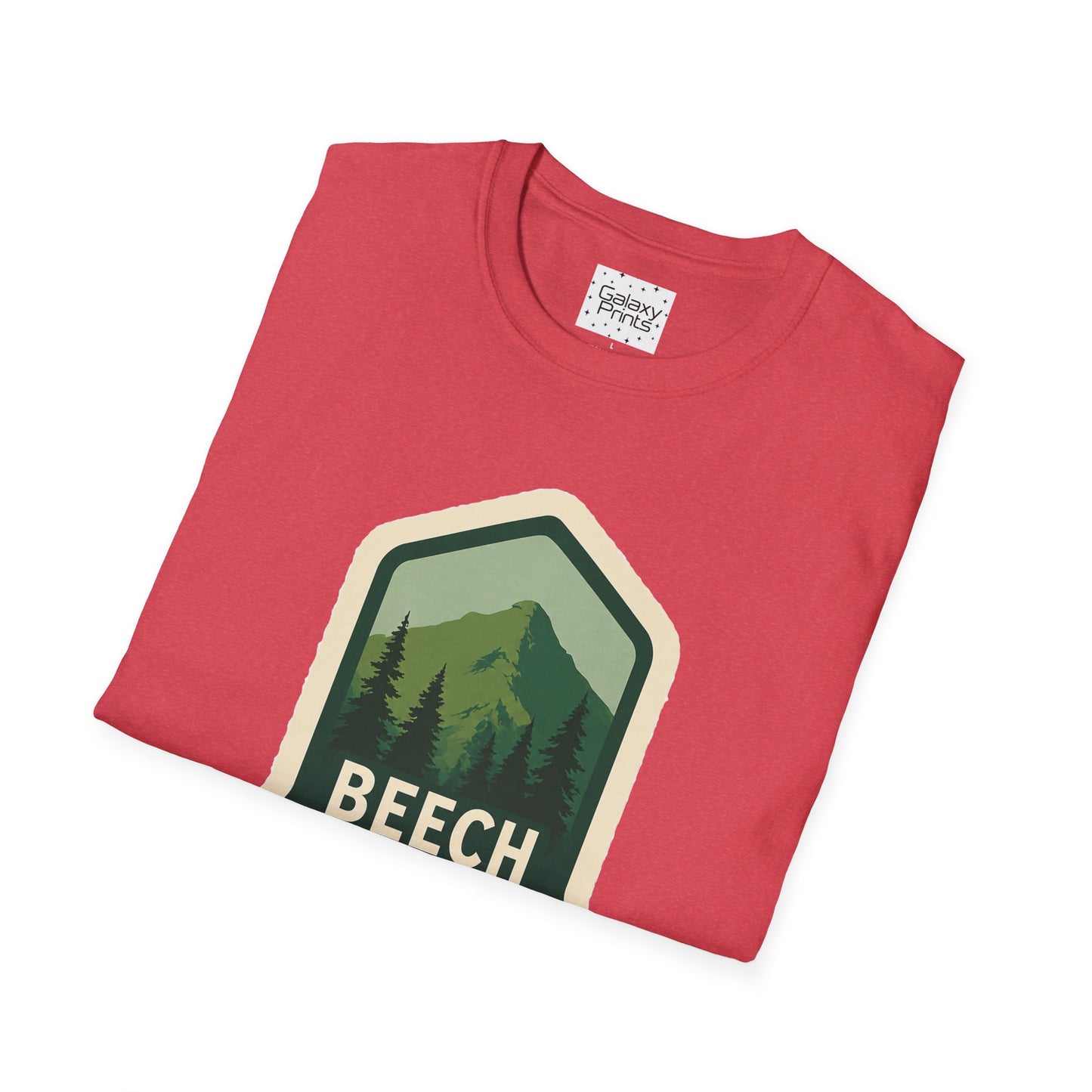 Beech Mountain NC Vintage Hiking T-Shirt — Retro Mountain Badge Graphic Tee