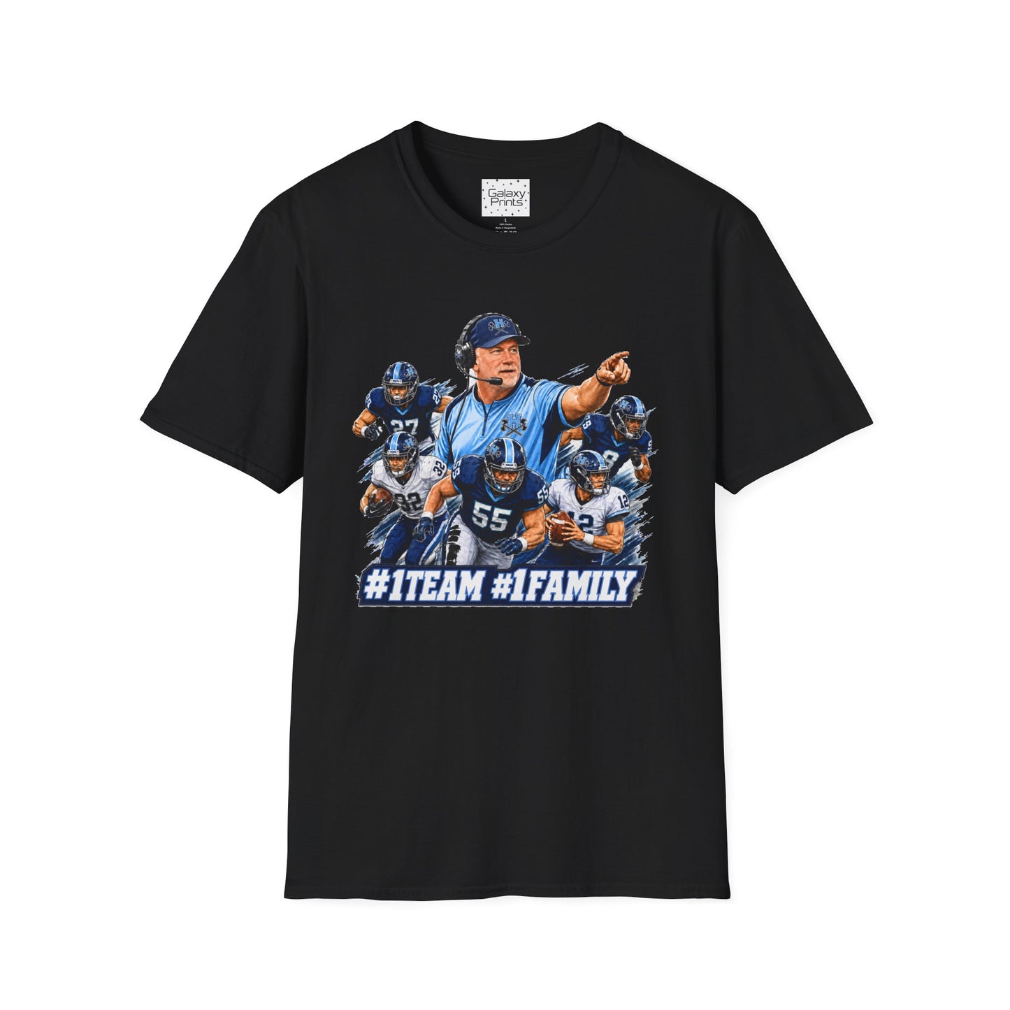 Hoggard Vikings Inspired - 1TEAM 1FAM - Viking Helmet - Unisex T-Shirt