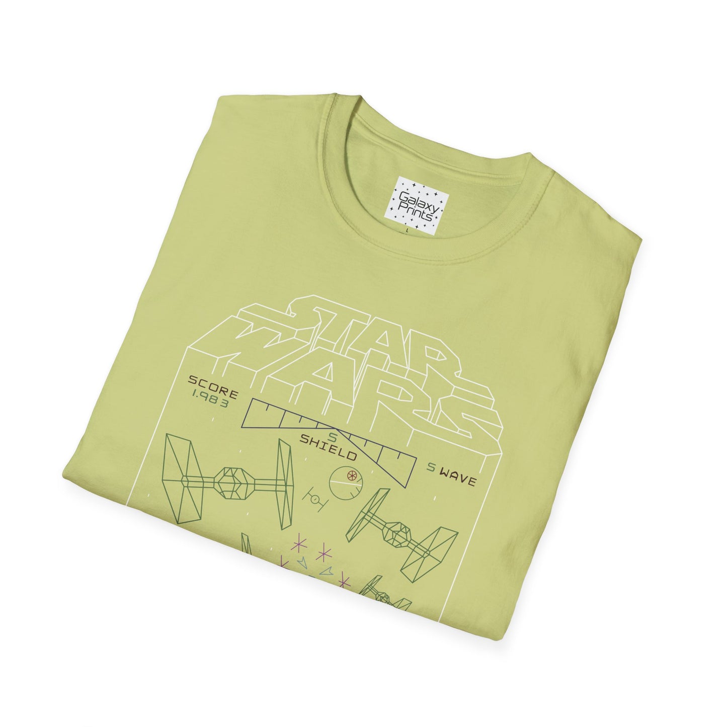 Star Wars Inspired Unisex T-Shirt - 'STAR WARS 1983 Arcade Video Game Screen Rendering' Graphic Tee