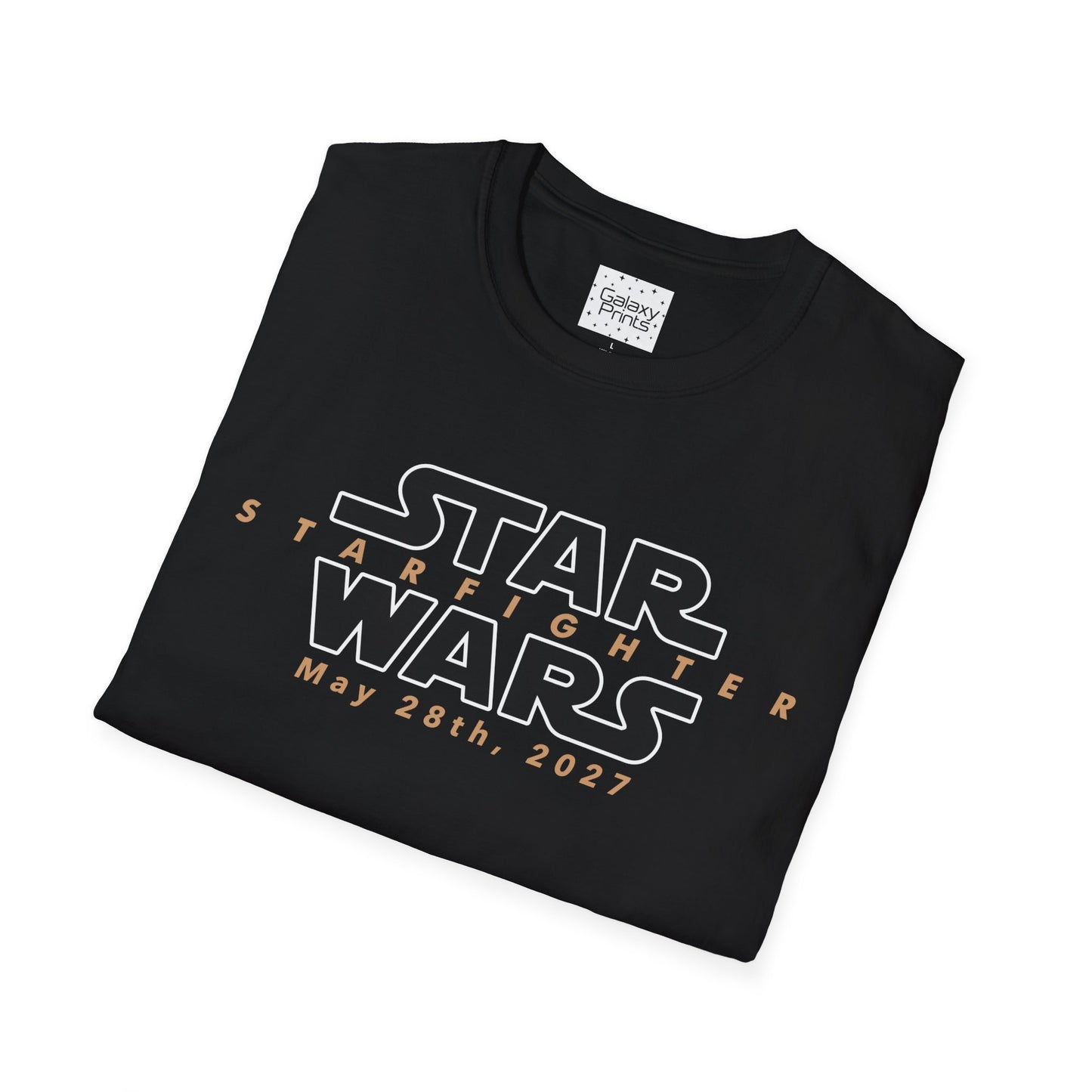 Inspired by Star Wars Starfighter Unisex T-Shirt - Movie Coming Out May 28th, 2027 (w/ movie release date)