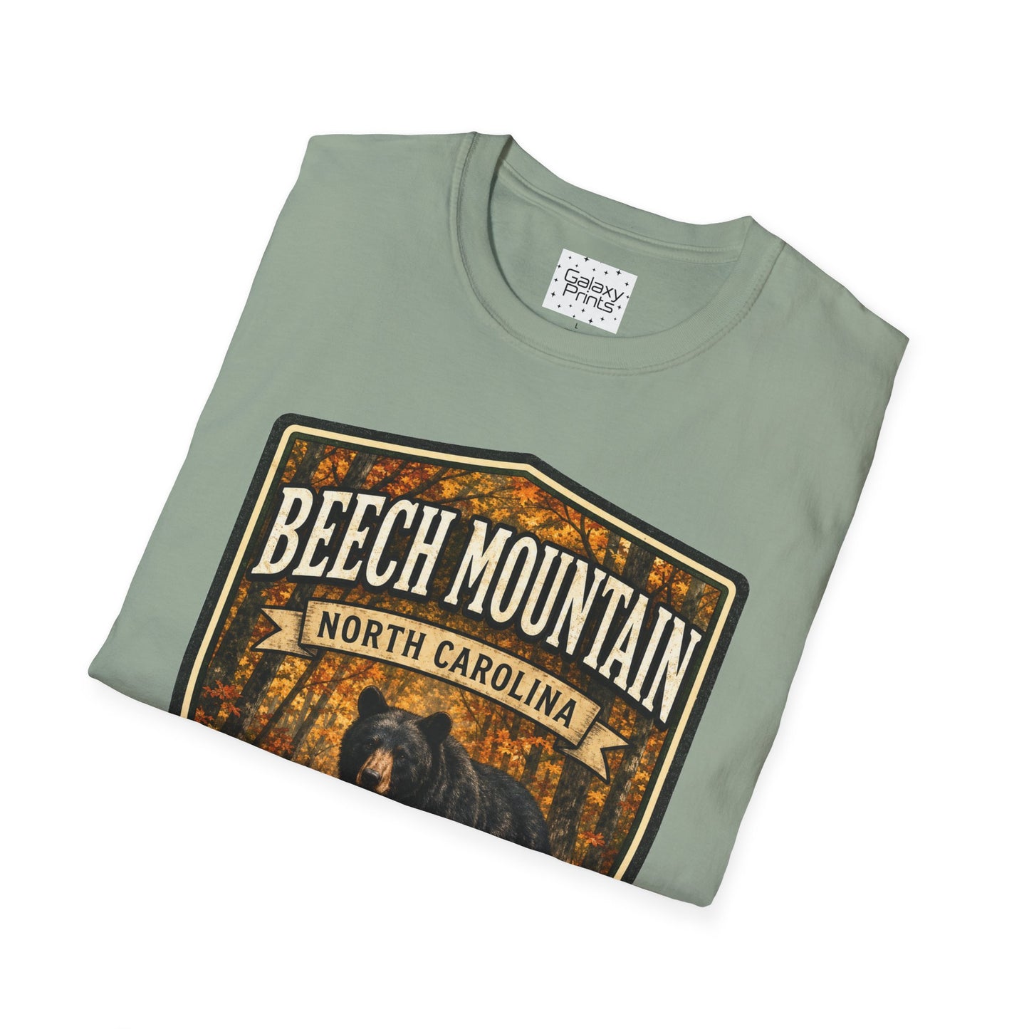 Beech Mountain North Carolina T-Shirt — Rustic Bear Mountain Graphic Tee