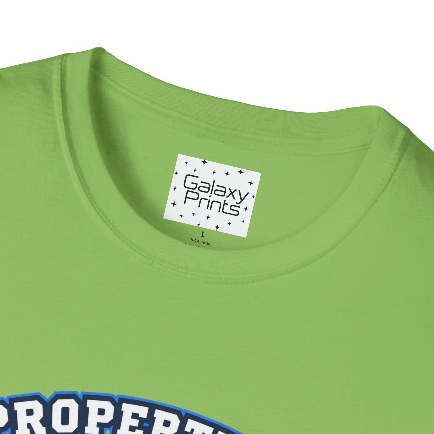 Property of JTH Vikings T‑Shirt M — Viking in Power Circle back - Hoggard School Spirit Tee