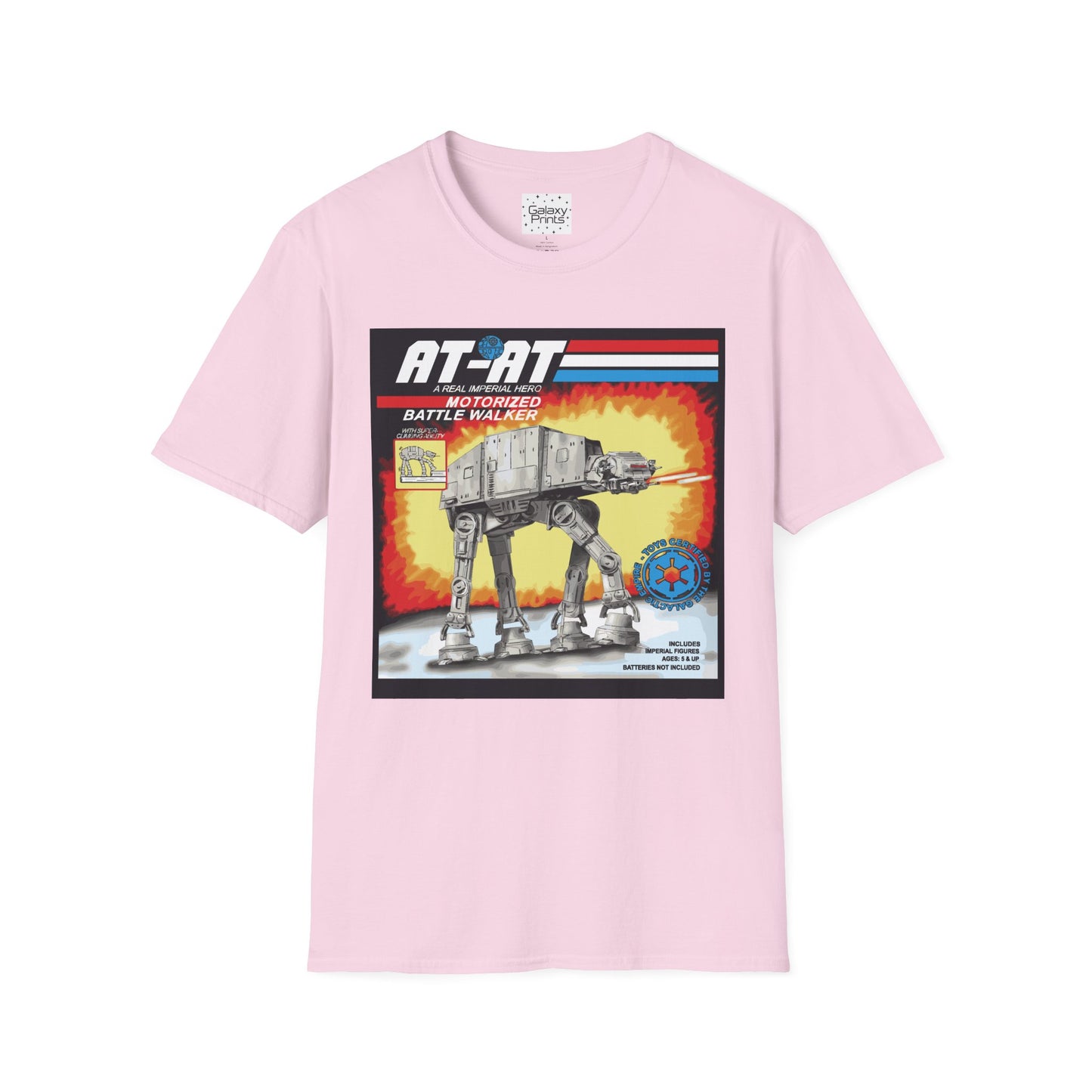 Star Wars AT-AT Walker Toy Box Retro Graphic Unisex Softstyle T-Shirt