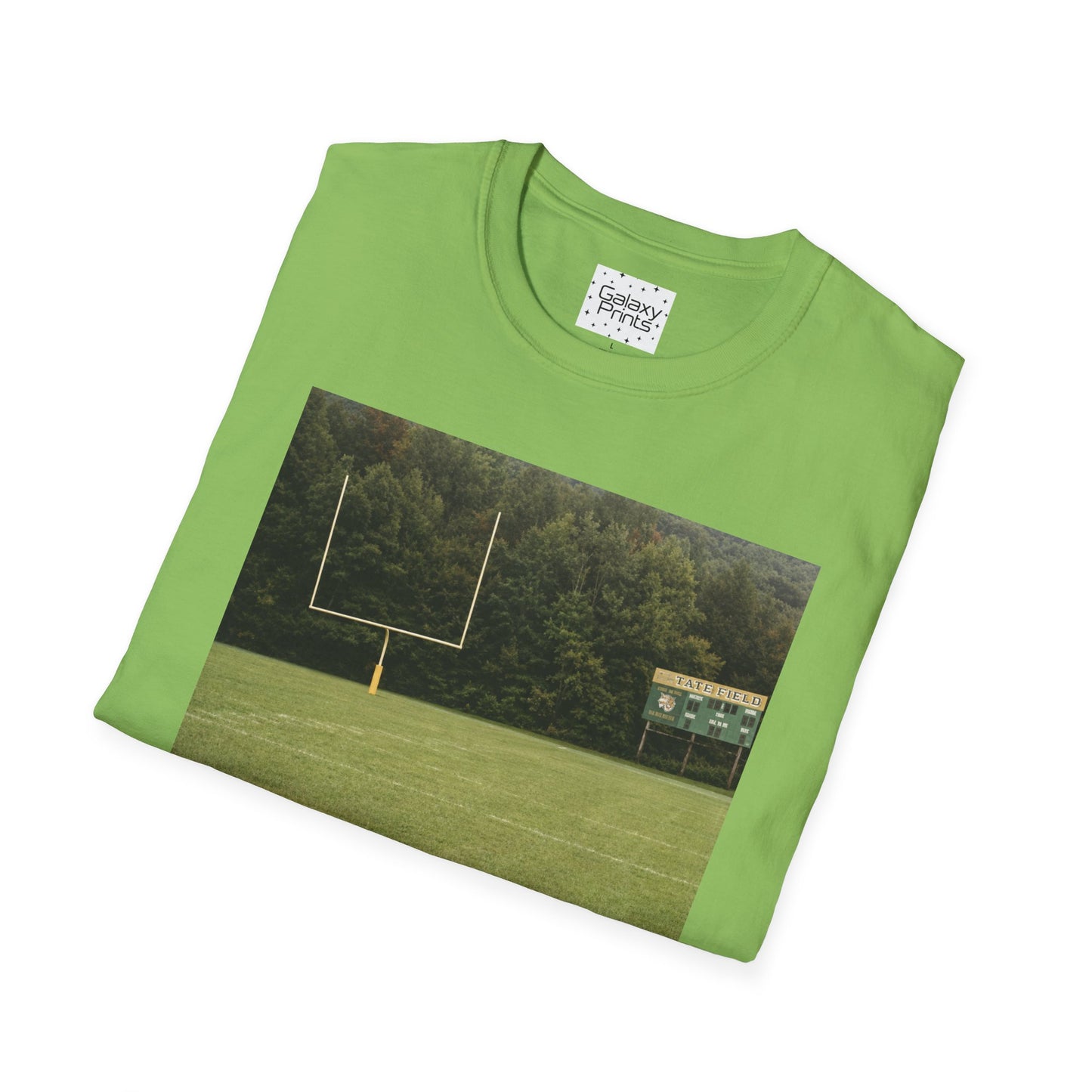 Tate Football Field Photo T-Shirt — Vintage LMC Football Graphic Tee