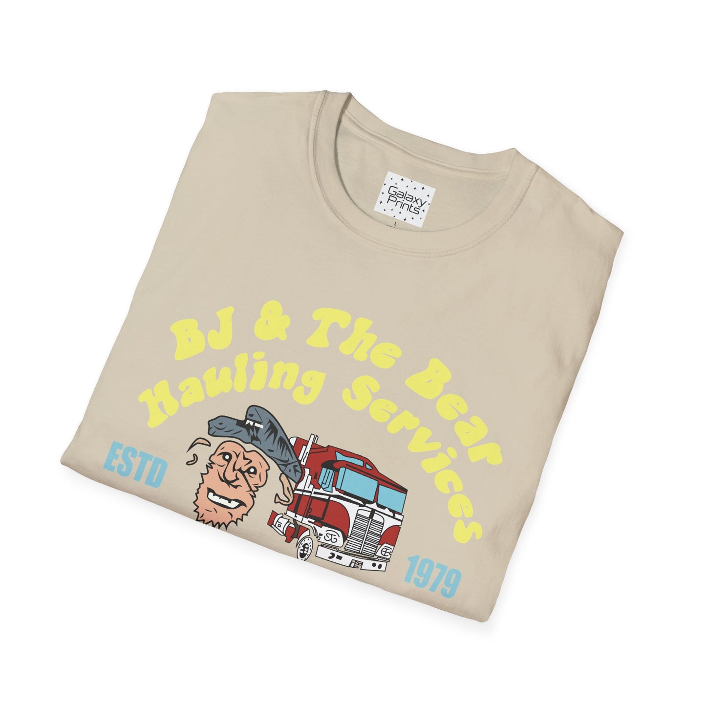 Unisex T-Shirt - Truck Driver BJ and Bear Design - POP Culture