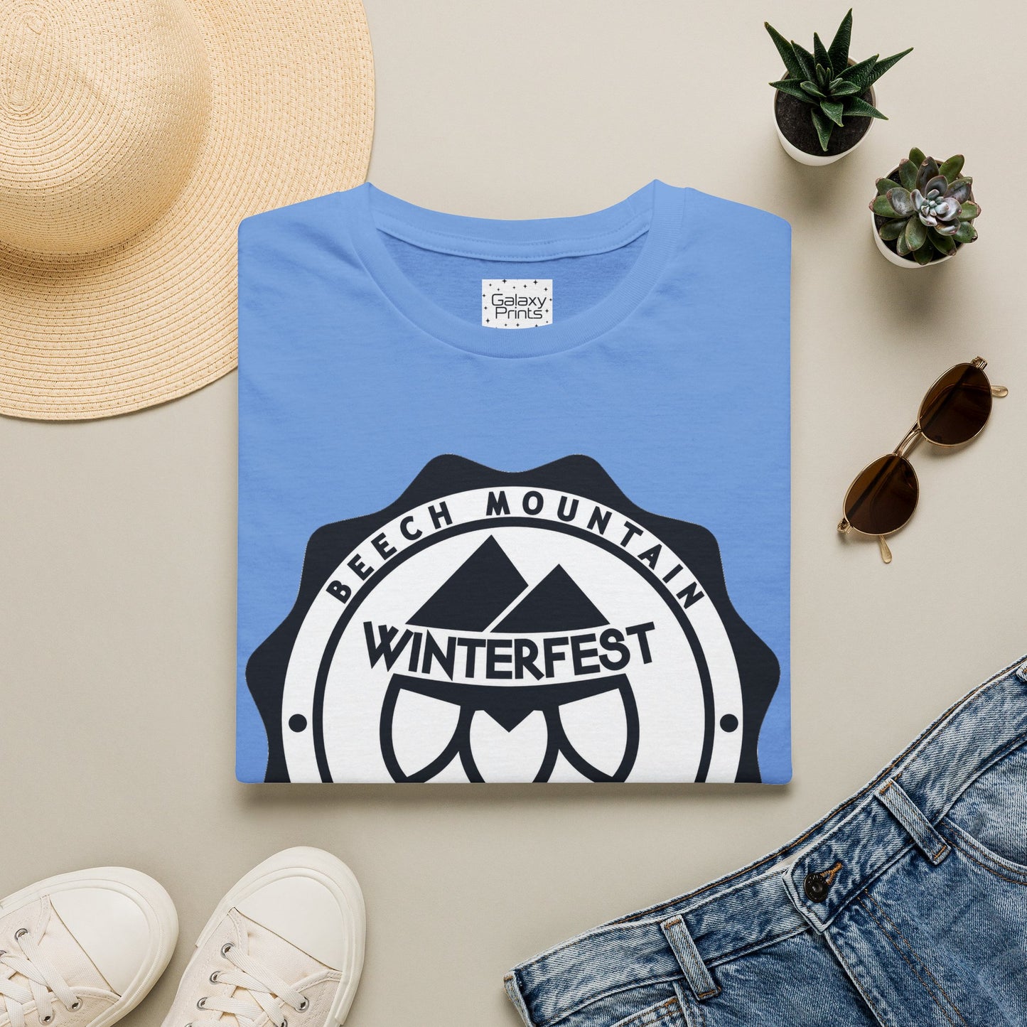 Winterfest Beech Mountain, NC  Logo T-Shirt — Beech Mountain Ski Festival Tee