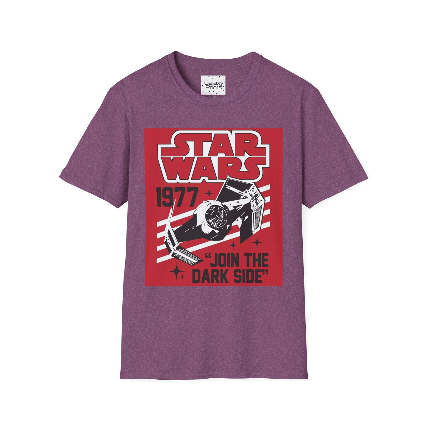 Inspired by Star Wars Unisex Softstyle T-Shirt - "Join the Dark Side" Retro Graphic Tee