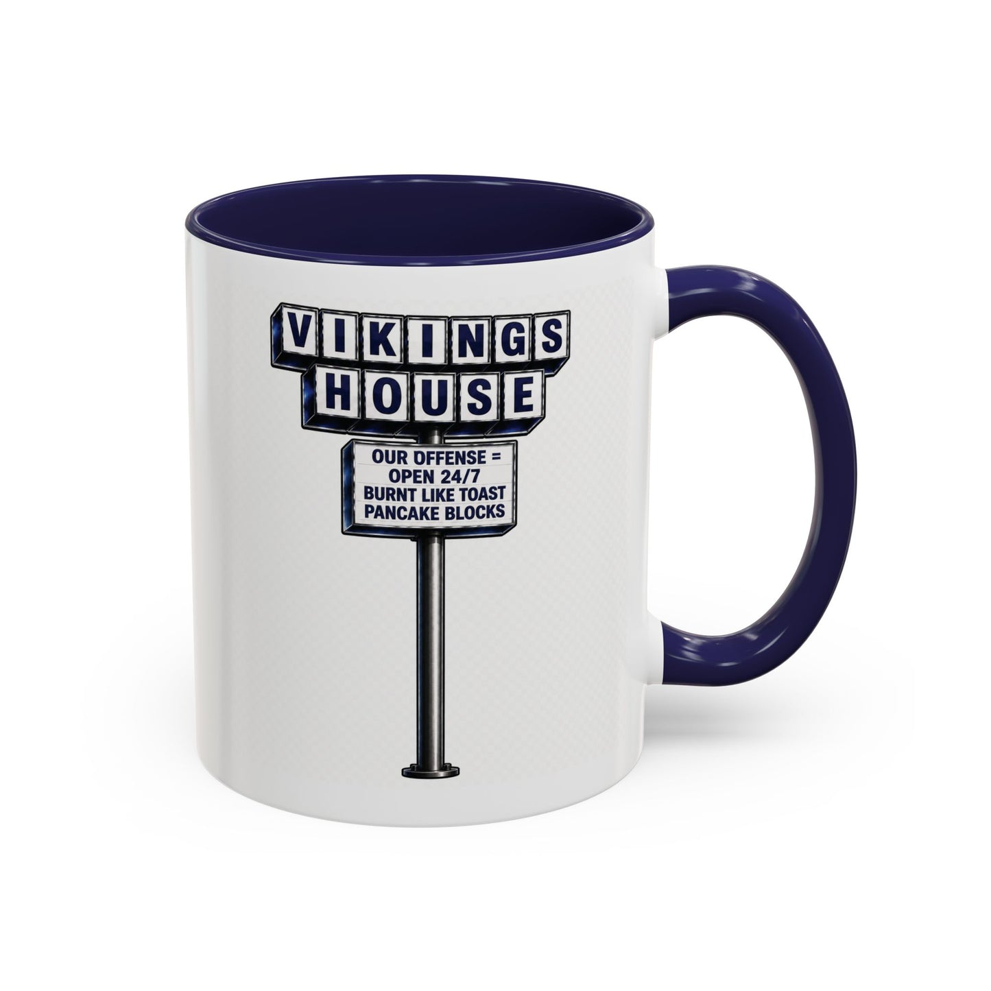 Hoggard Vikings Stylish Accent Coffee Mug "Like Waffle House" 3 - Perfect for Daily Brew & Gifts