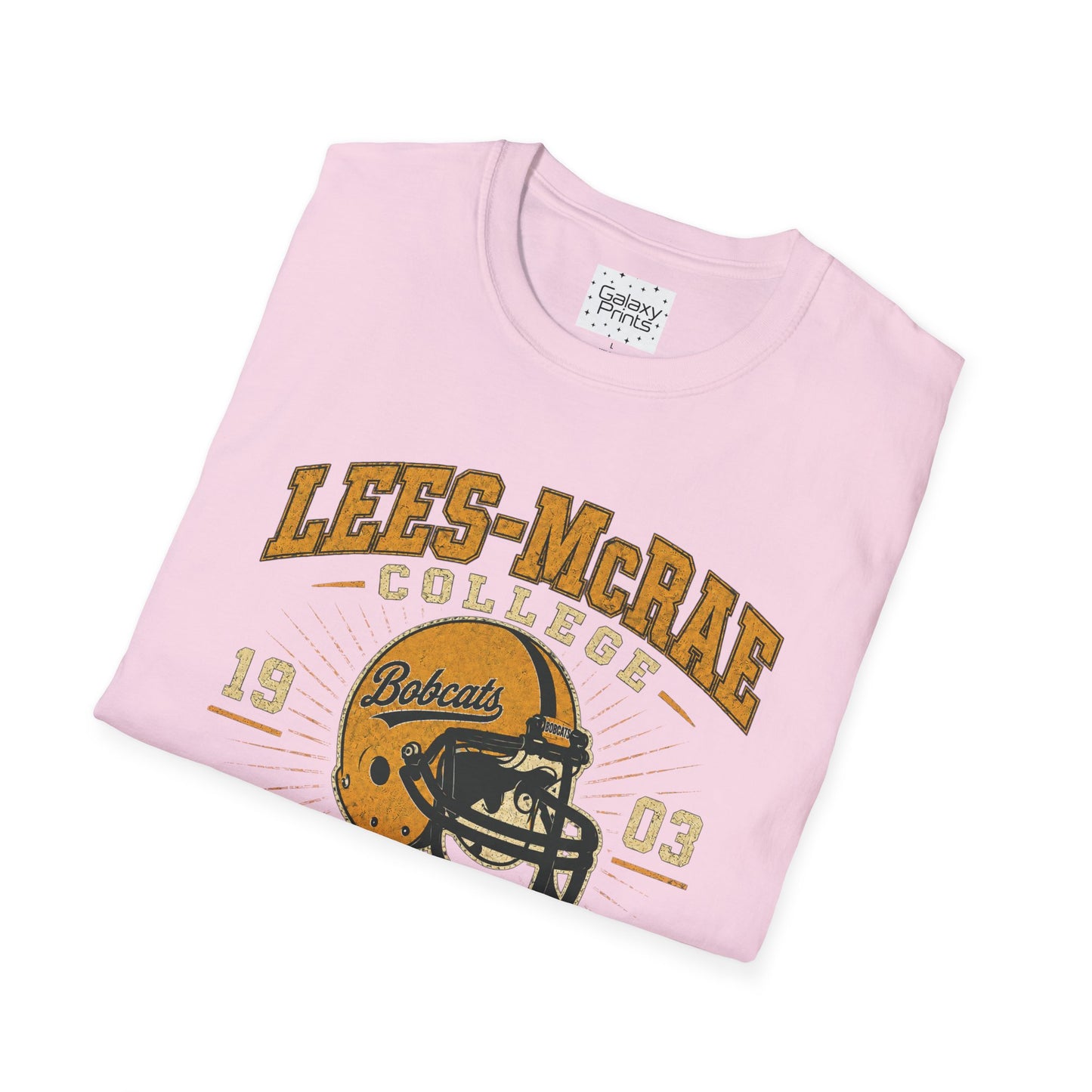 Lees-McRae College Bobcats Vintage Football T-Shirt — Got A Lot A More - The Black Hole