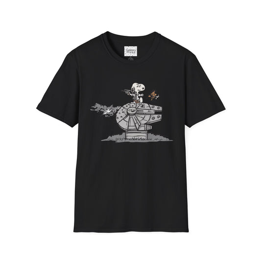 KIDS PEANUTS Star Wars Inspired Unisex T-Shirt - Snoopy as HAN SOLO