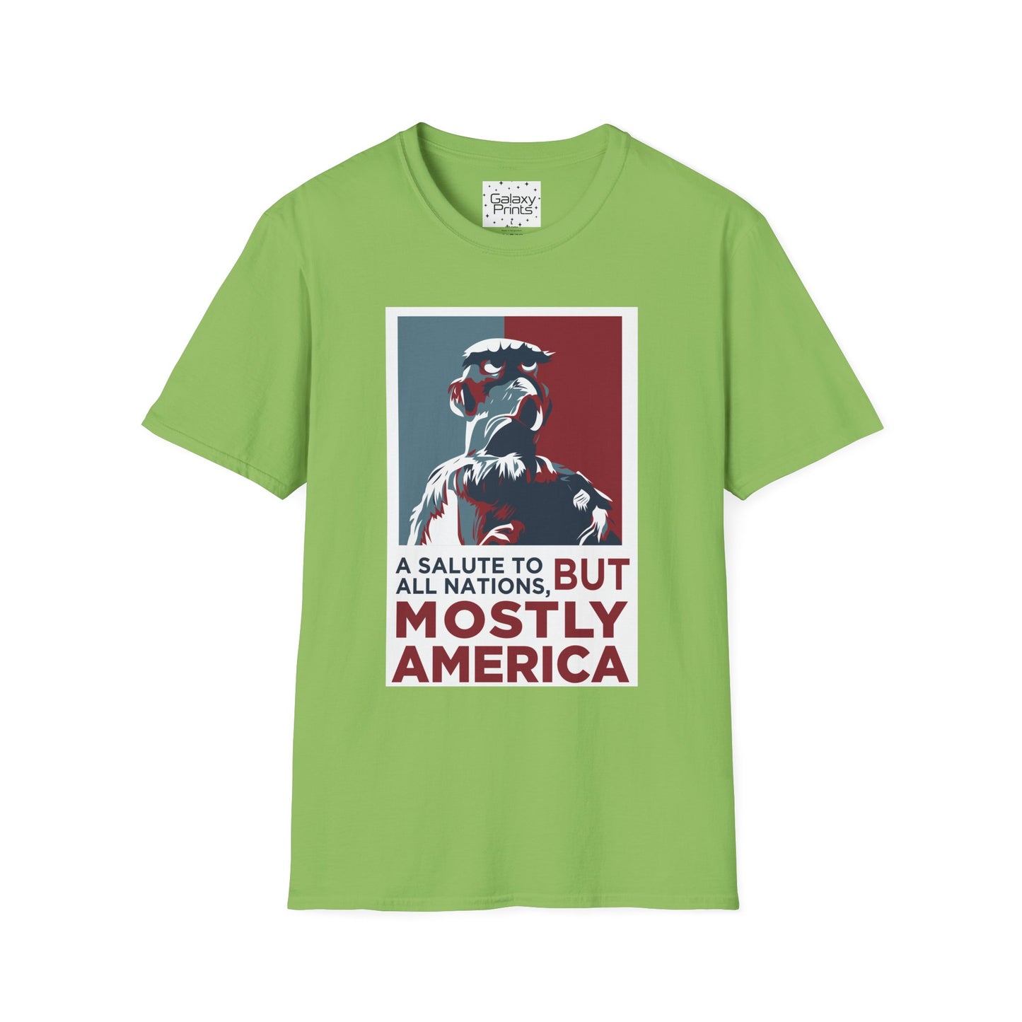 DISNEY inspired Unisex T-Shirt - SAM EAGLE 'Salute To All Nations But Mostly America'