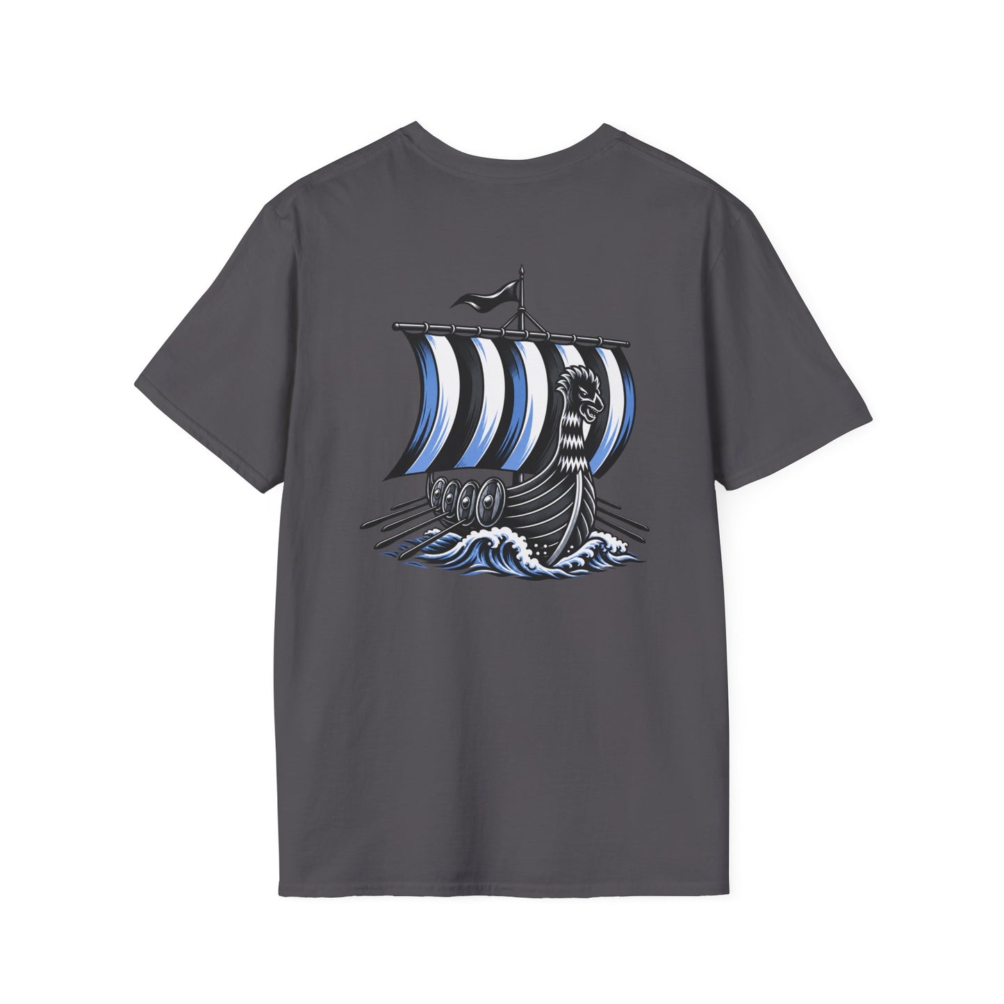Hoggard - H w/ Axes T-Shirt – Blue 'H' with Crossed Battle Axes Graphic Spirit Tee