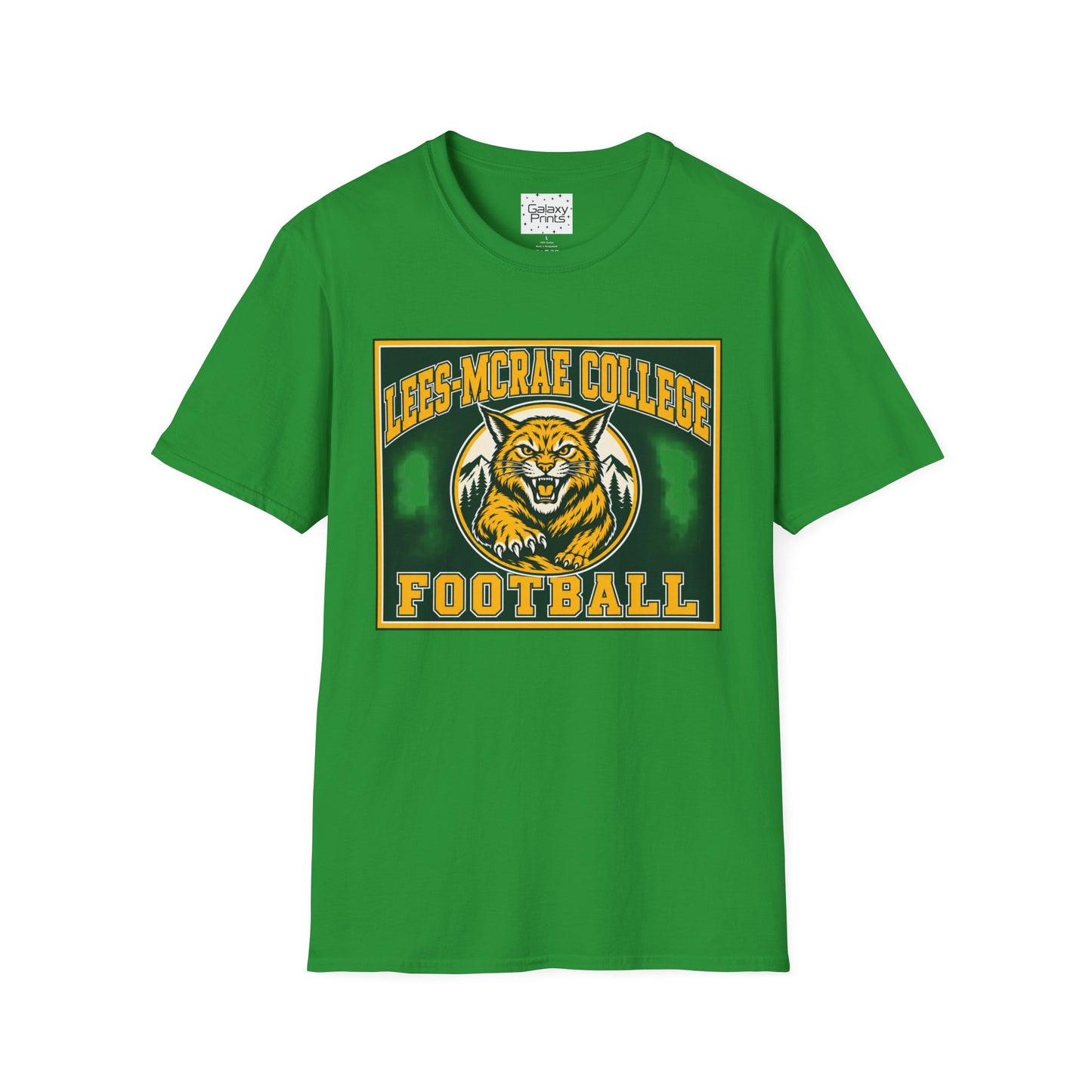Lees-McRae College Bobcats Vintage Football T-Shirt — Retro Wily Bobcat