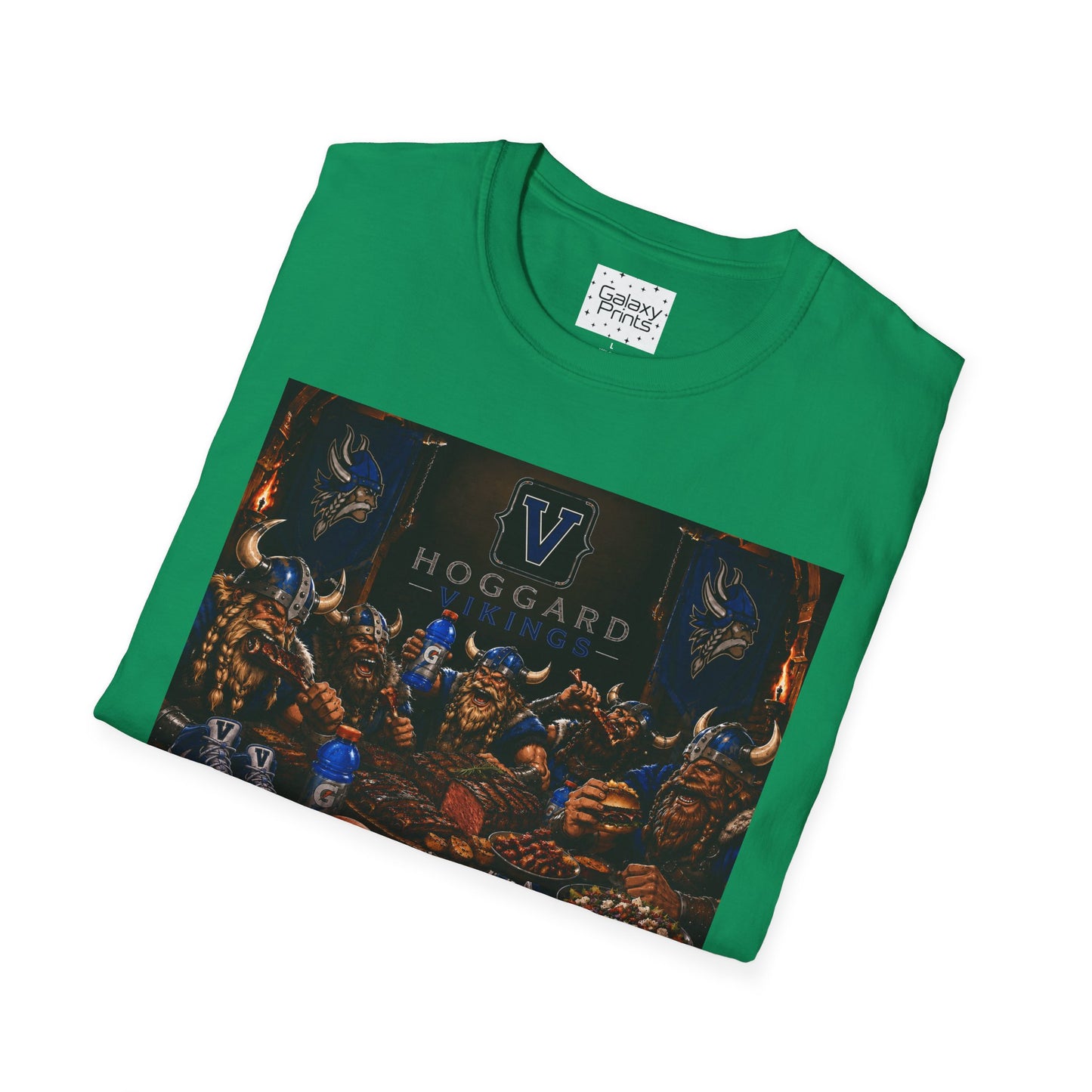 Vikings Basketball Feast T‑Shirt — Hoggard School Spirit Tee - Men's Baseball
