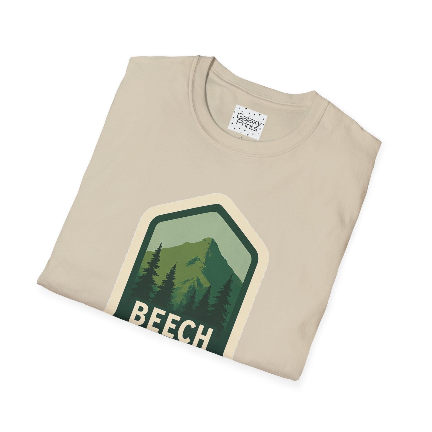 Beech Mountain NC Vintage Hiking T-Shirt — Retro Mountain Badge Graphic Tee